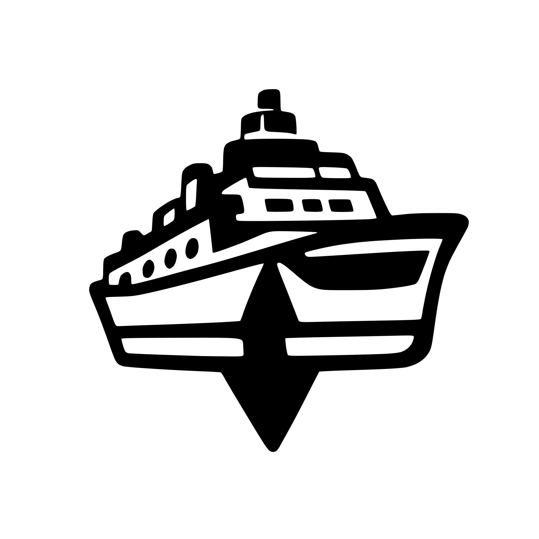 AI-generated SVG of 'cruise ship'