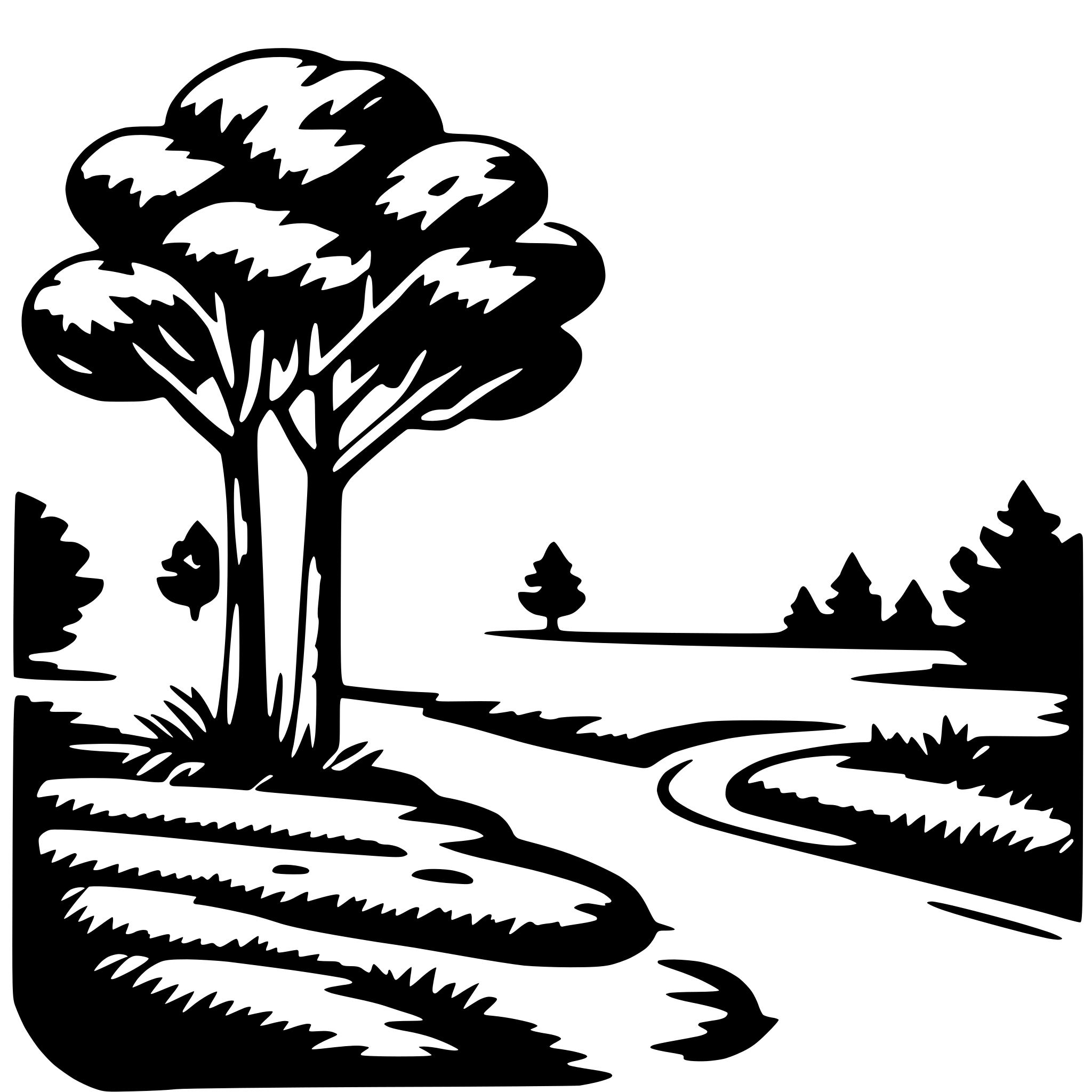 AI-generated SVG of a nature discovery