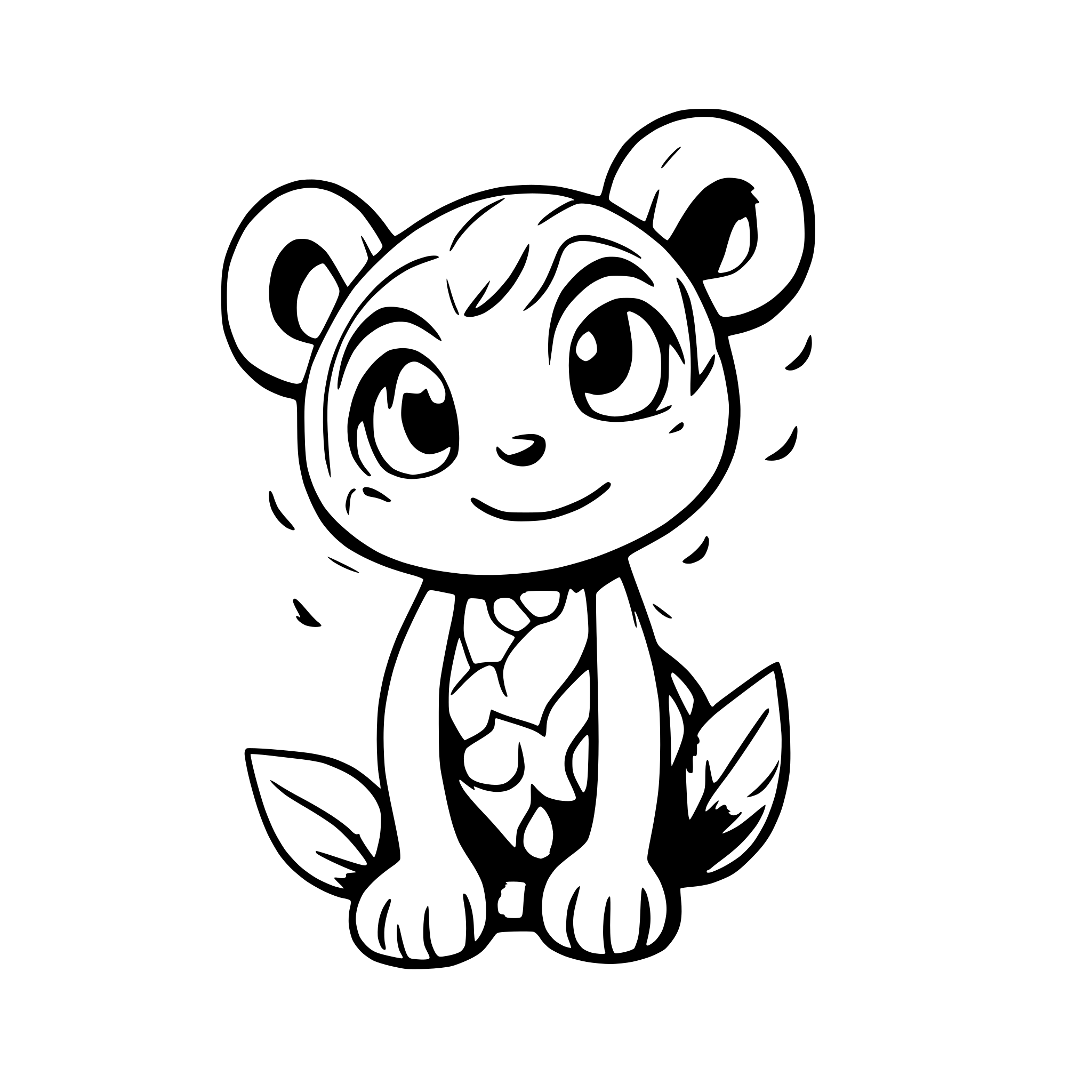 AI-generated SVG of a oso