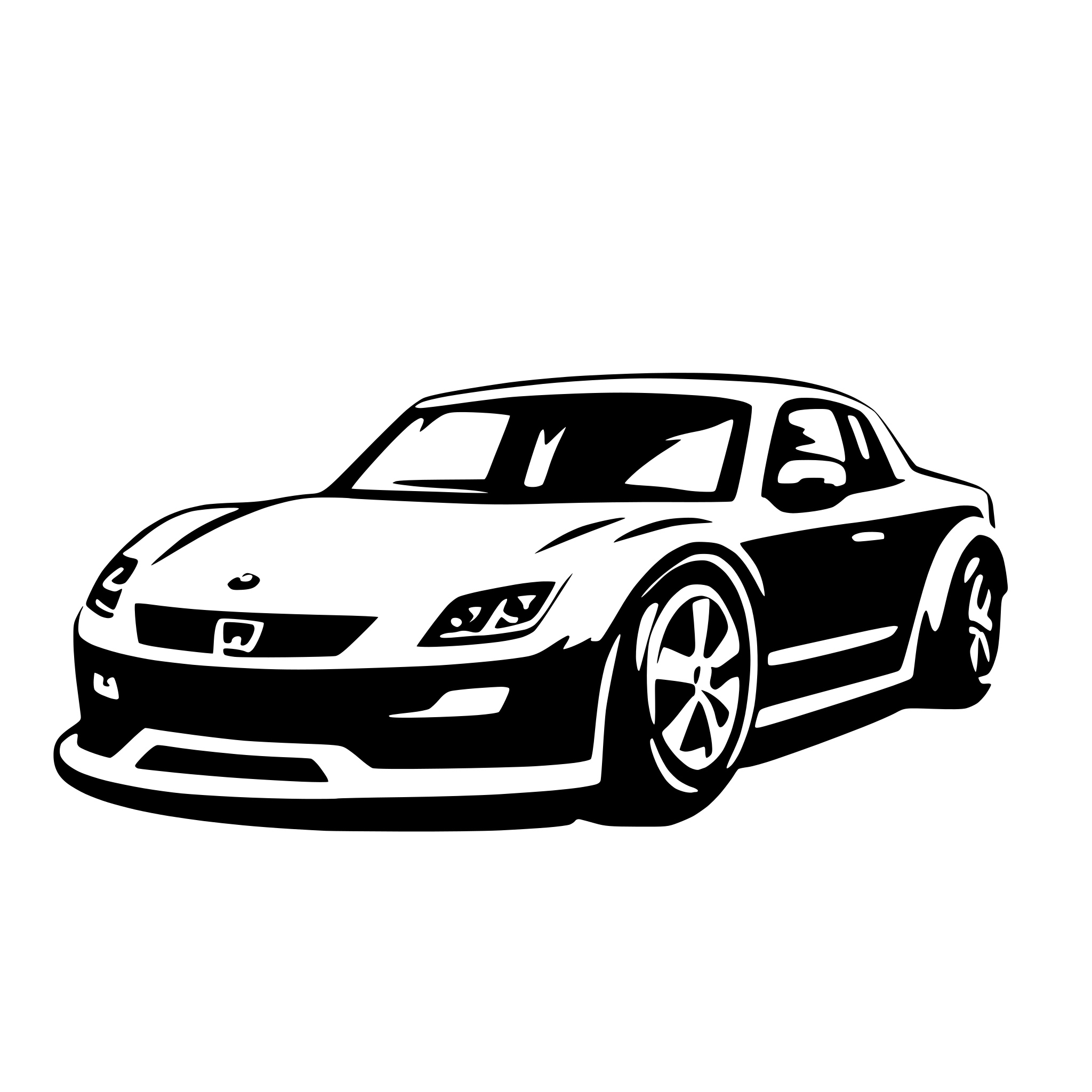 AI-generated SVG of 'Make it spin the wheels'