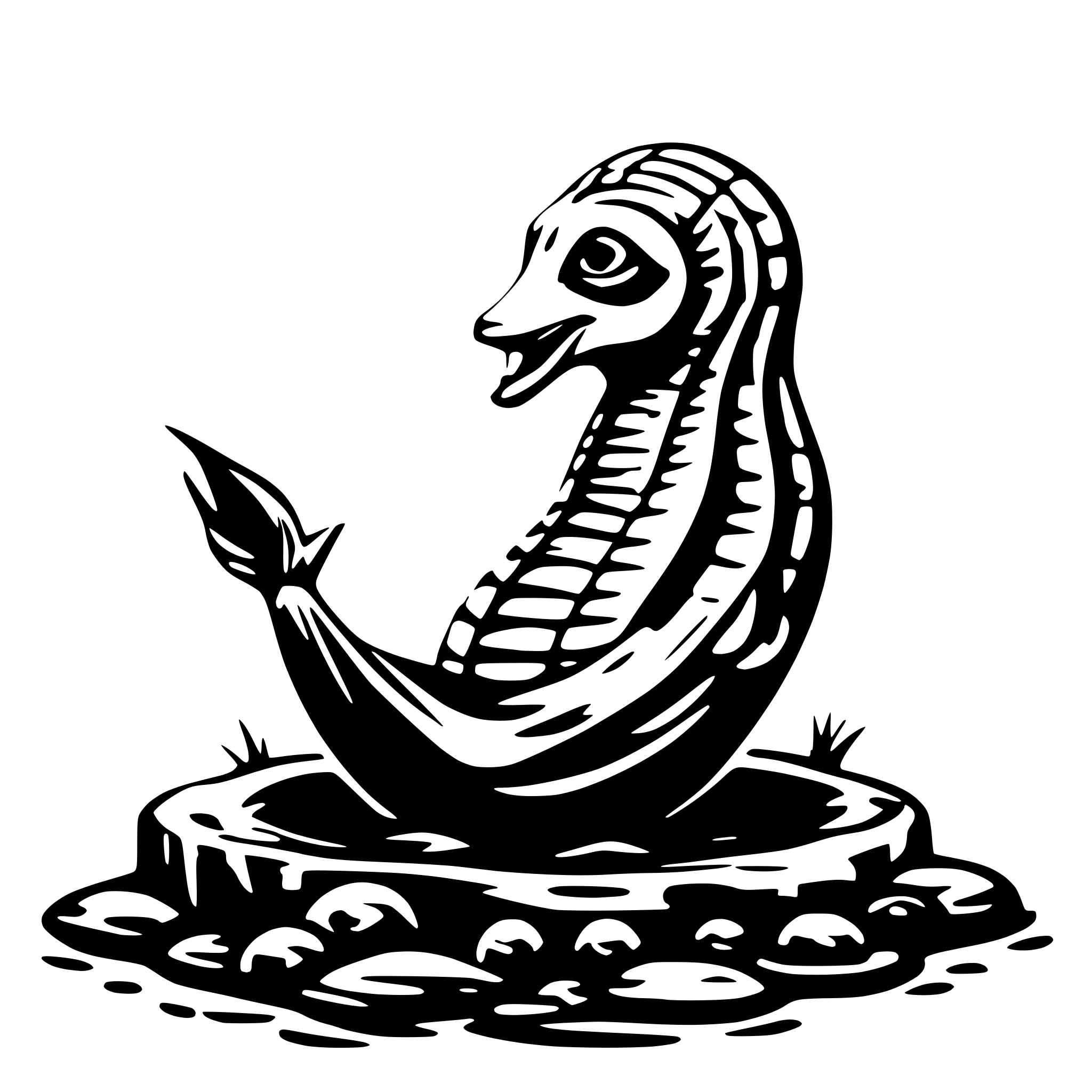 AI-generated SVG of a Мармеладка с глазами и ртом