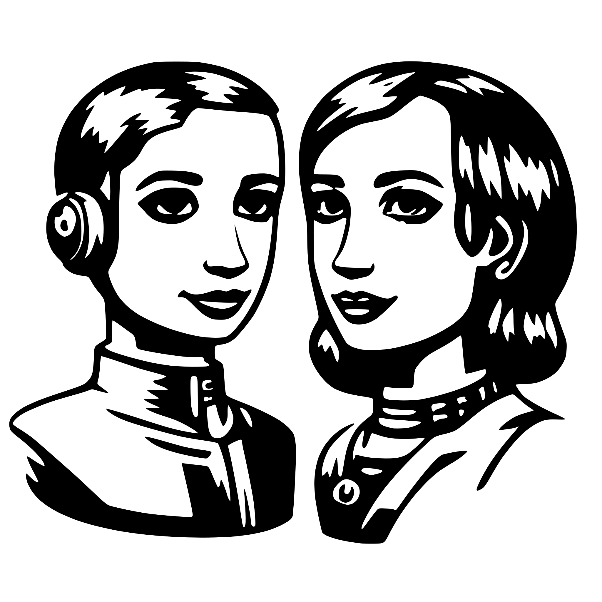 AI-generated SVG of 'conversational ai'