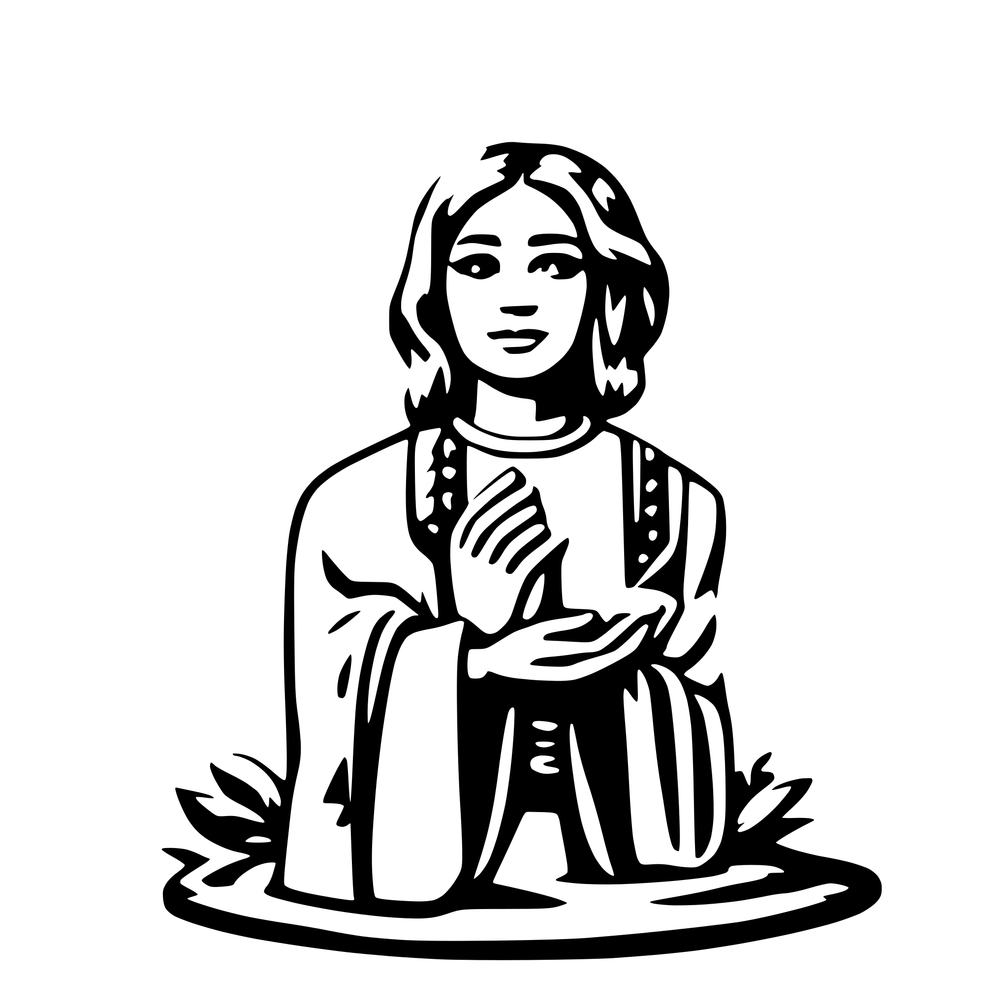 AI-generated SVG of 'blessing'