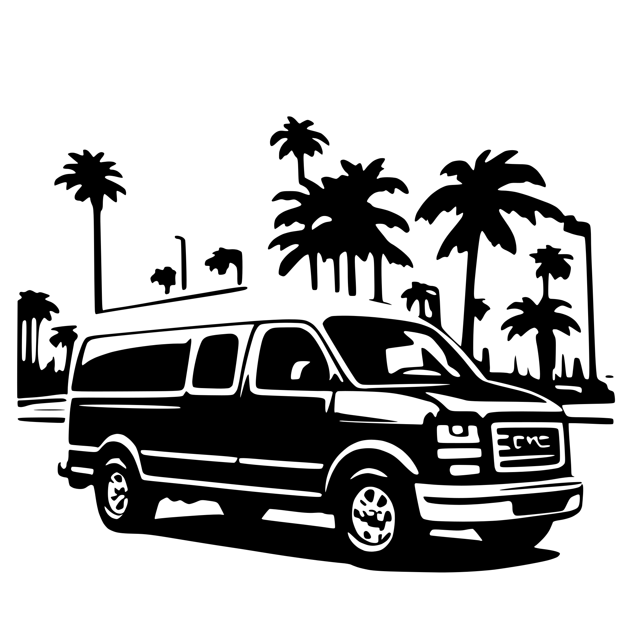 AI-generated SVG of a GMC savana Van