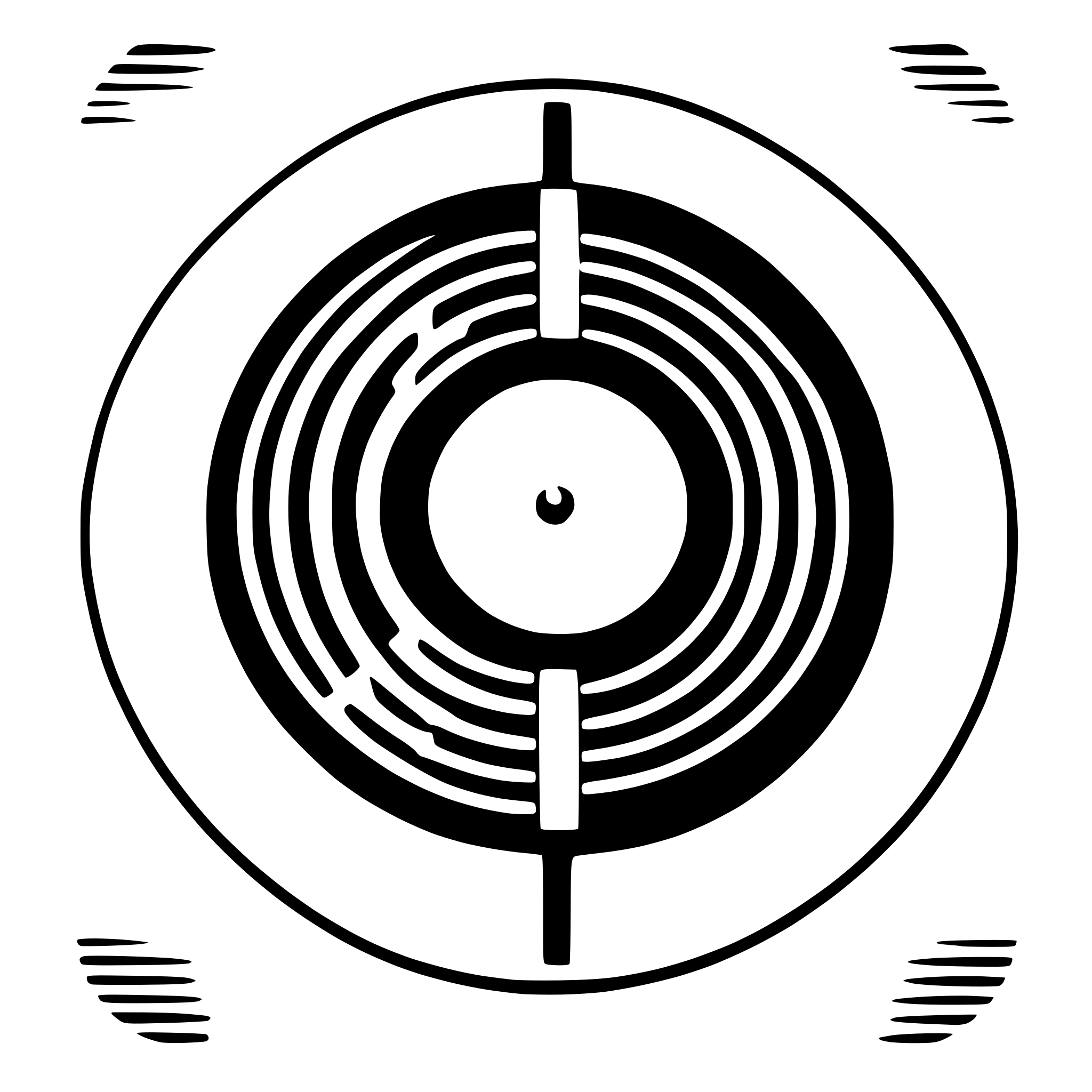 AI-generated SVG of 'Top down view of one perfectly round music record. Symmetrical, no shadows, include track bands and grooves for authenticity'