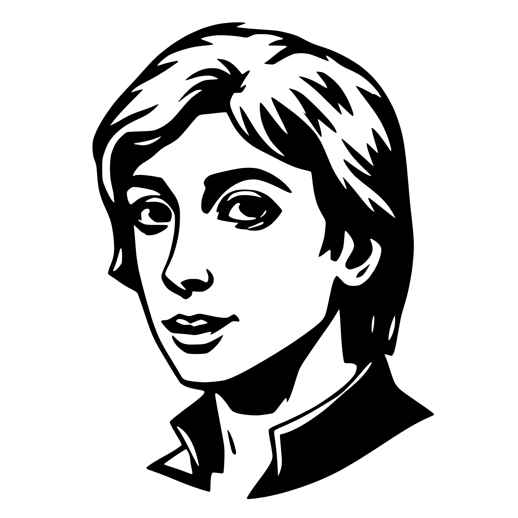 AI-generated SVG of a user profile