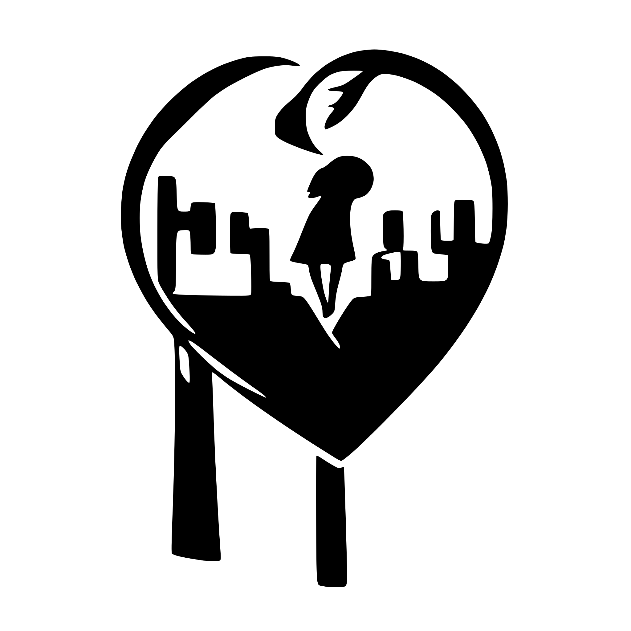 AI-generated SVG of a love
