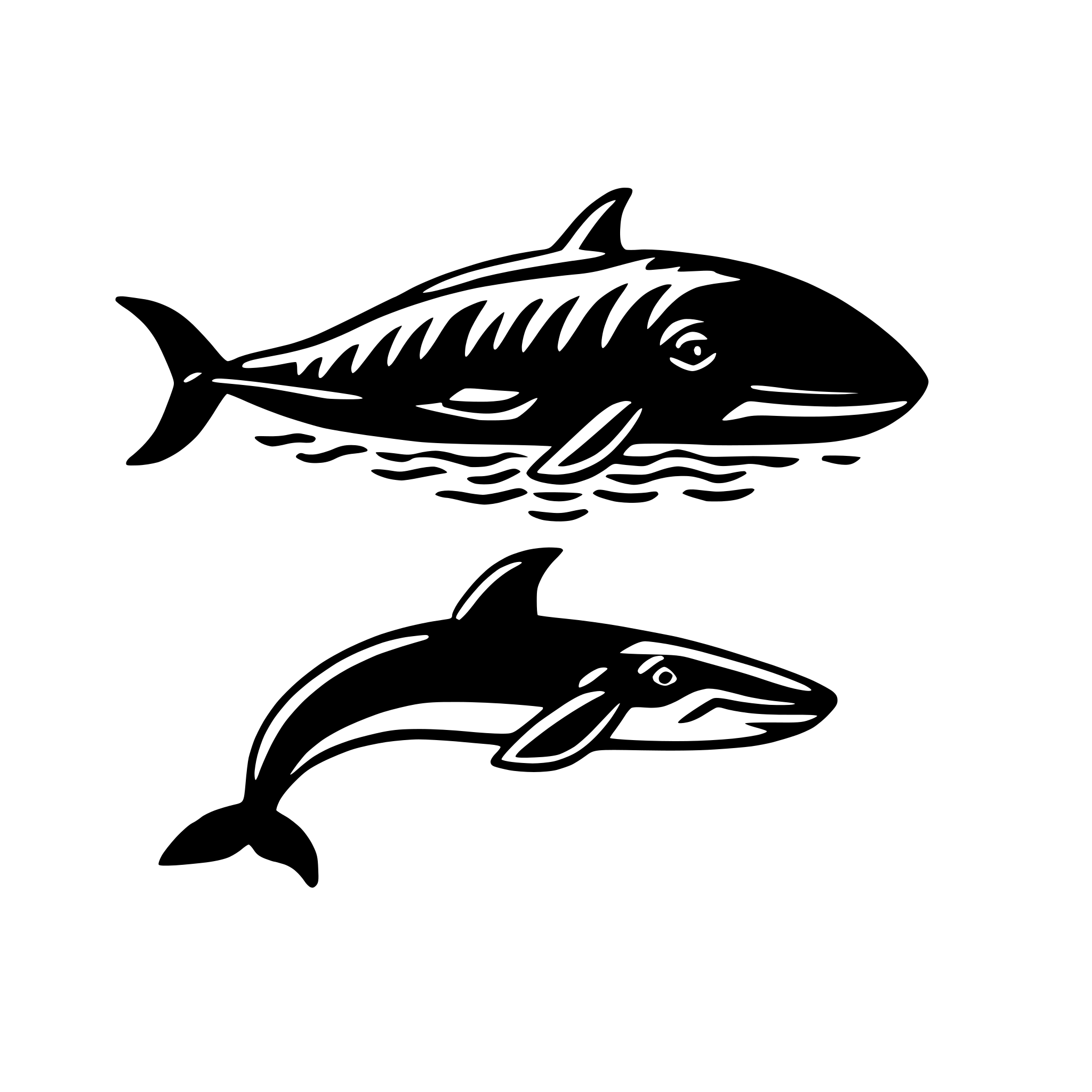 AI-generated SVG of 'blue whale'