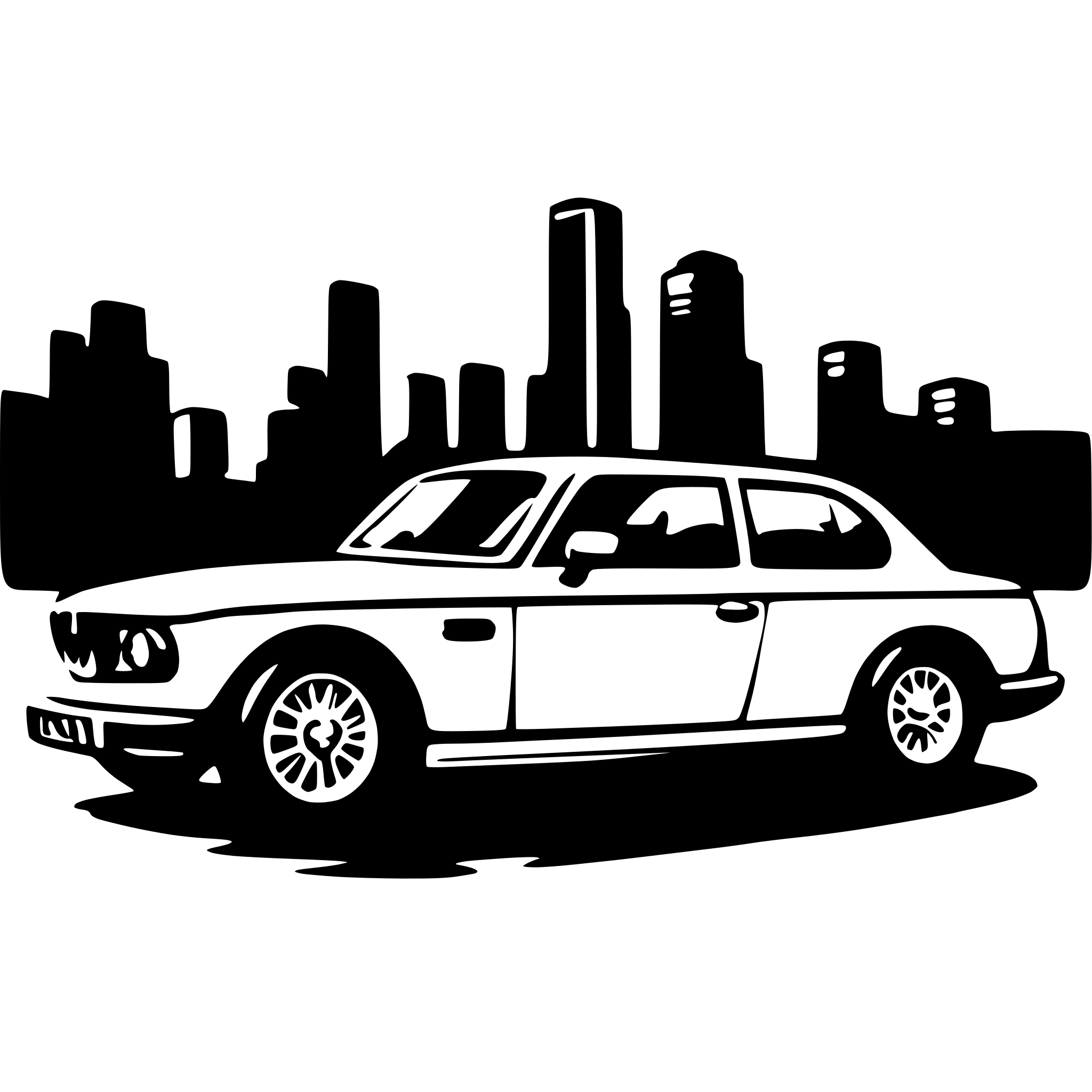 AI-generated SVG of 'BMW CAR'
