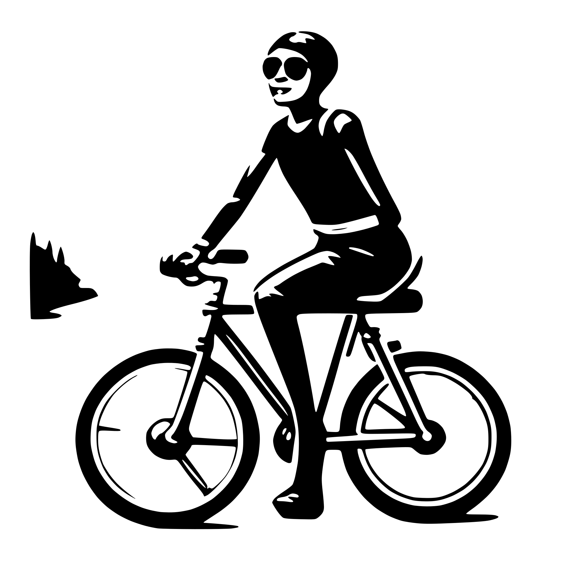 AI-generated SVG of a bicycle