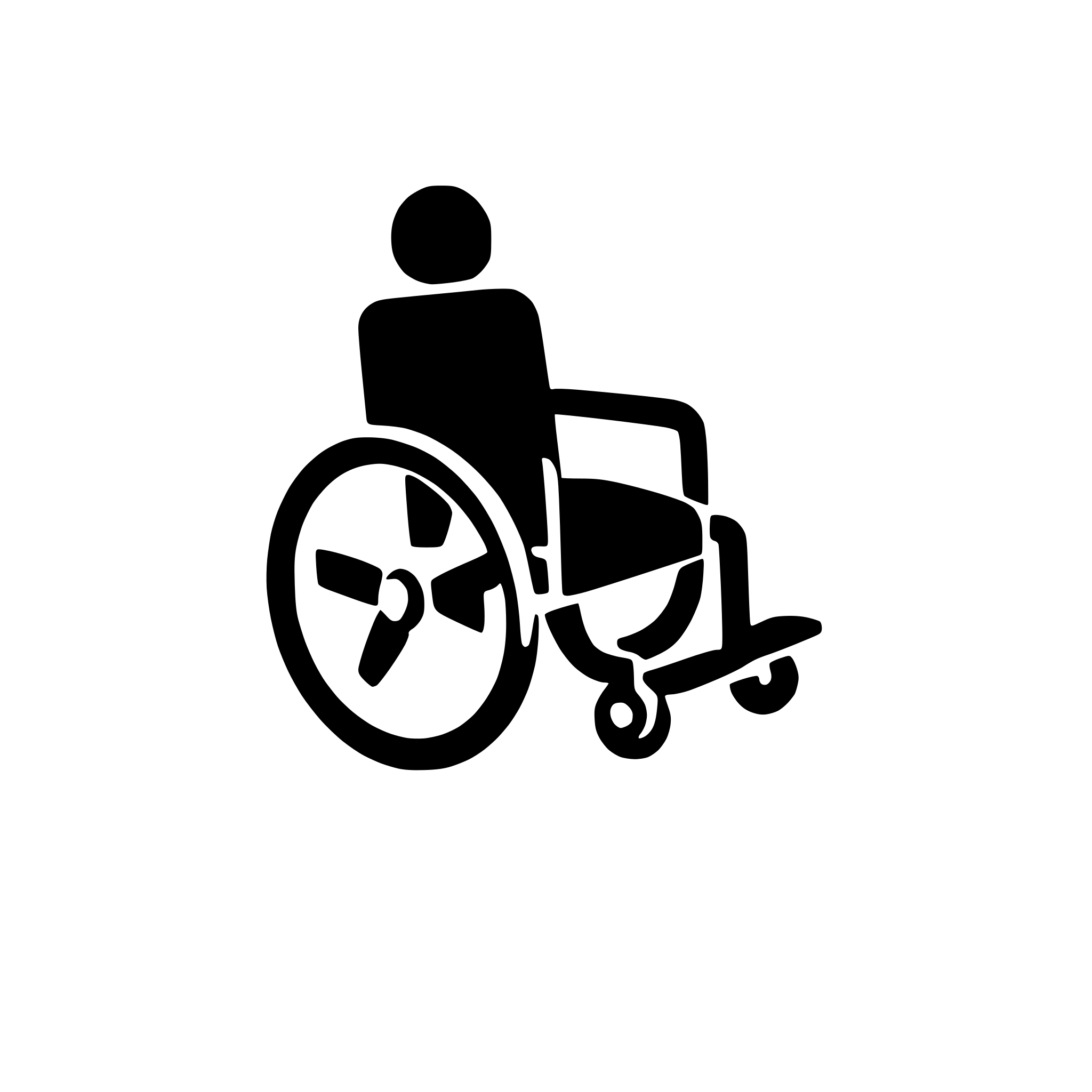 AI-generated SVG of a Wheelchair