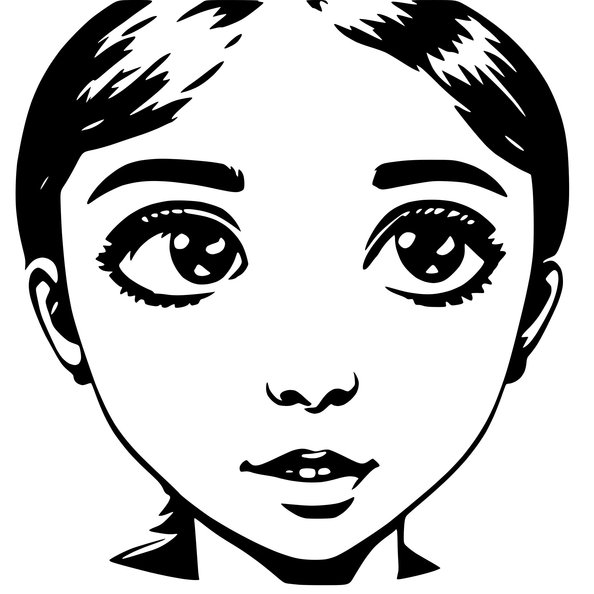 AI-generated SVG of a children Eye exercises