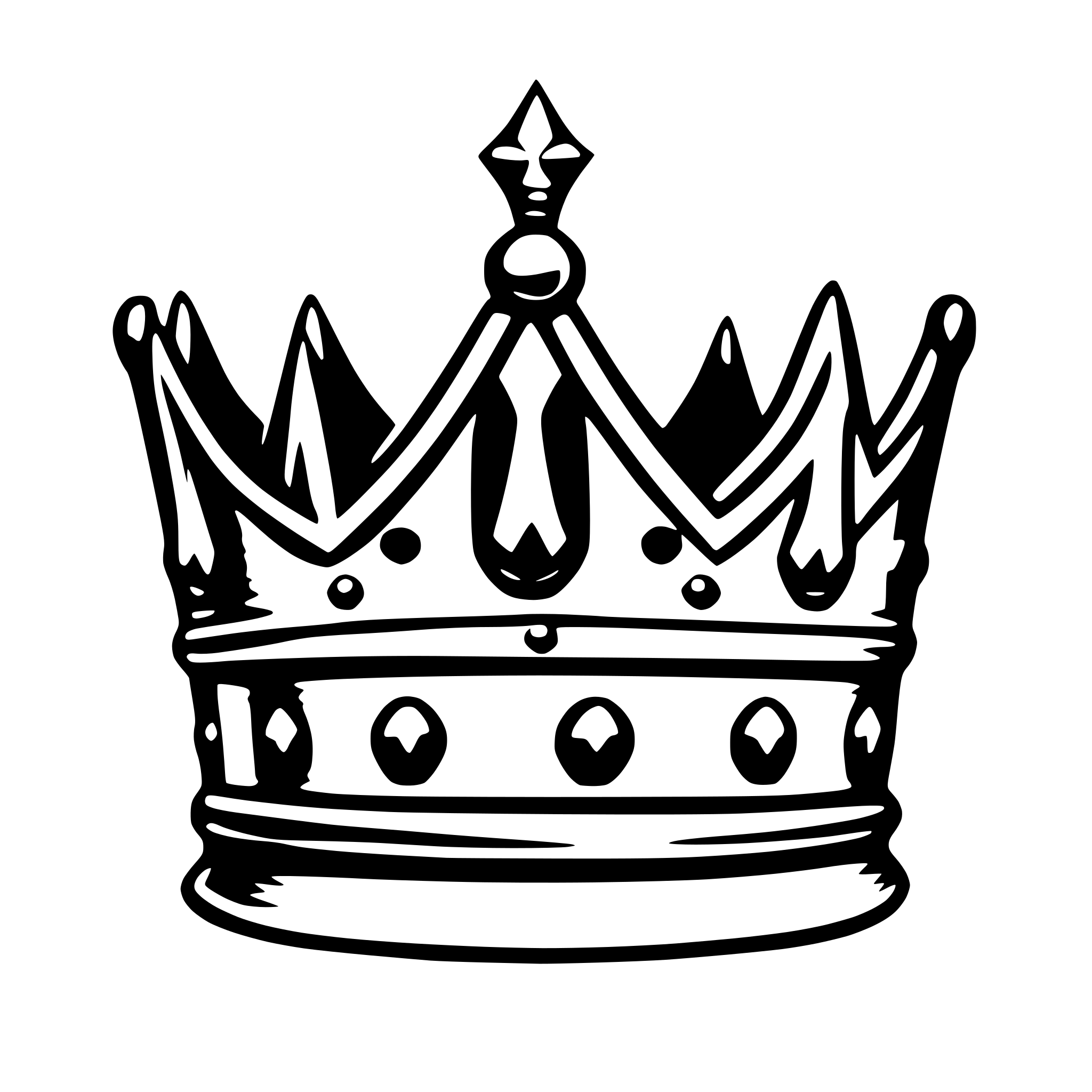 AI-generated SVG of a Simple kings crown with a slight curve on the bottom AI-generated SVG of a Simple kings crown with a slight curve on the bottom