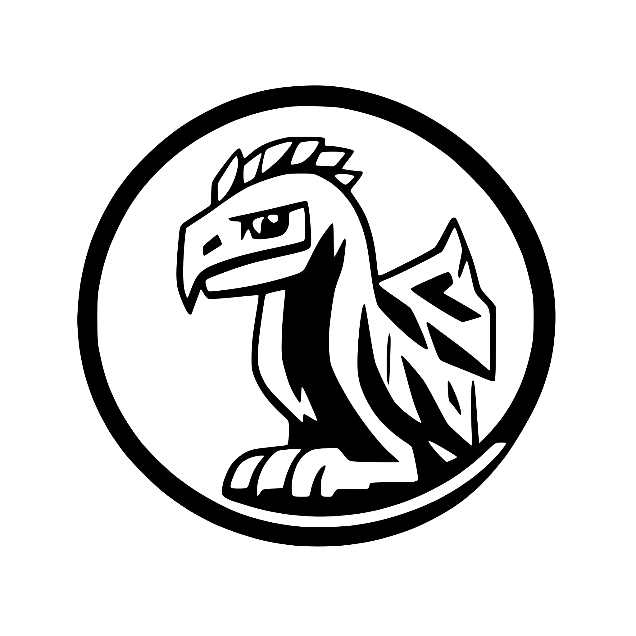 AI-generated SVG of 'minimalistic griffin blocky'