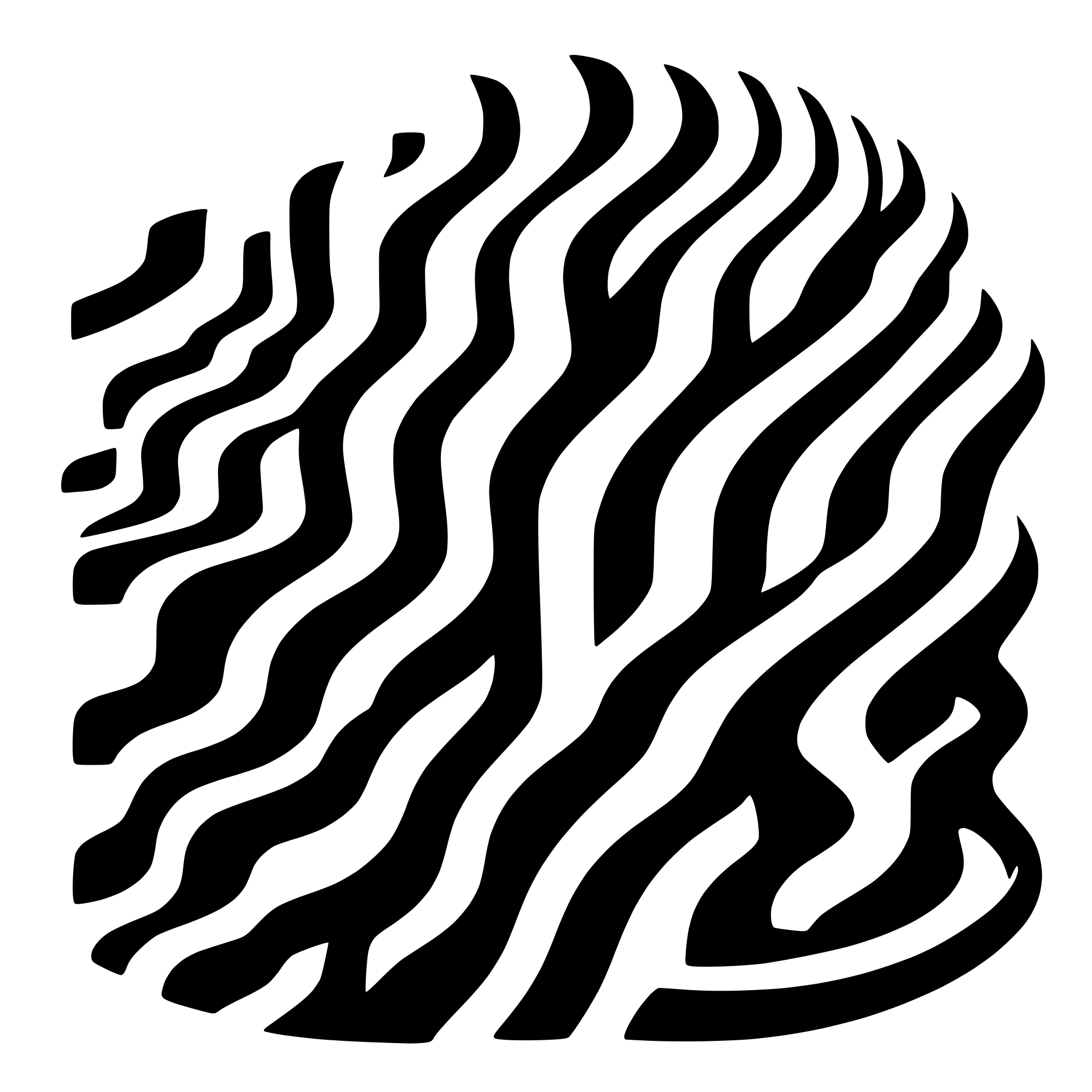 AI-generated SVG of a curves like a waves 25 stick