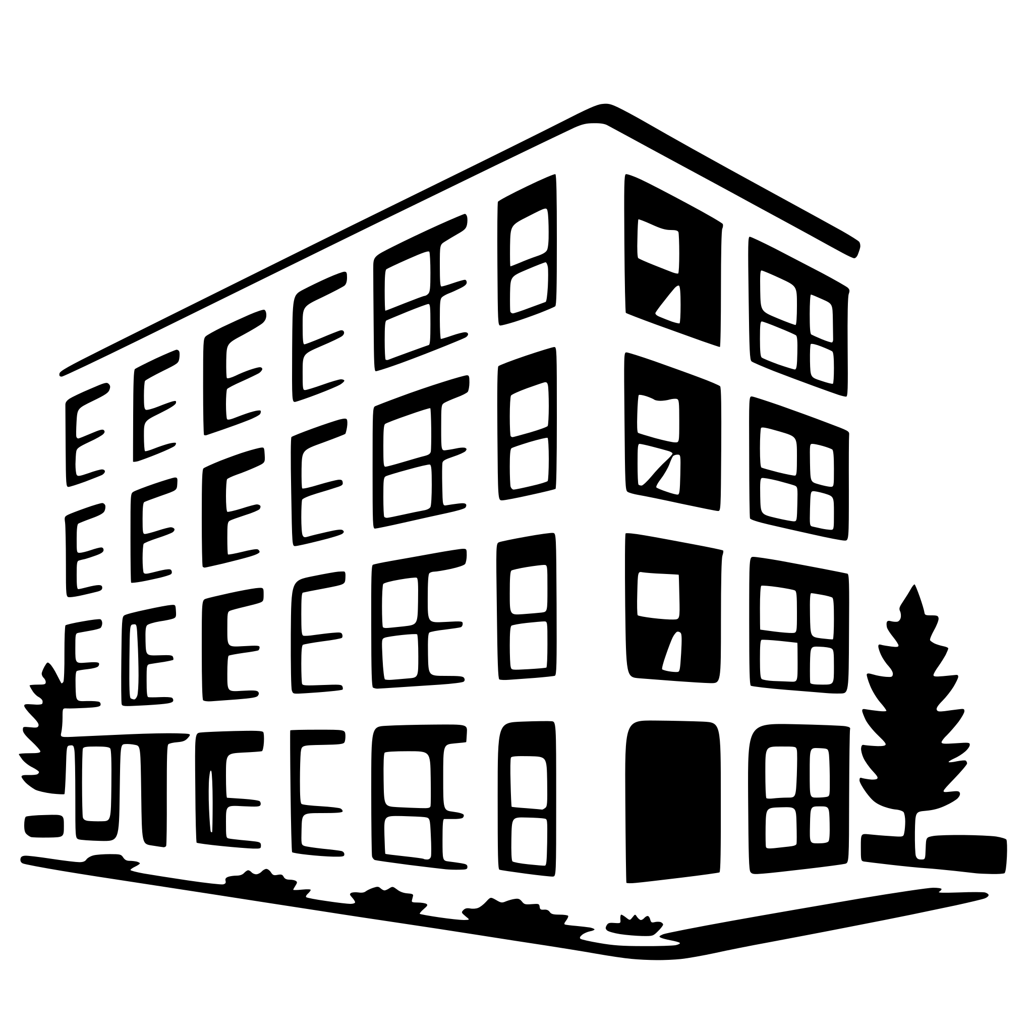 AI-generated SVG of 'office building'