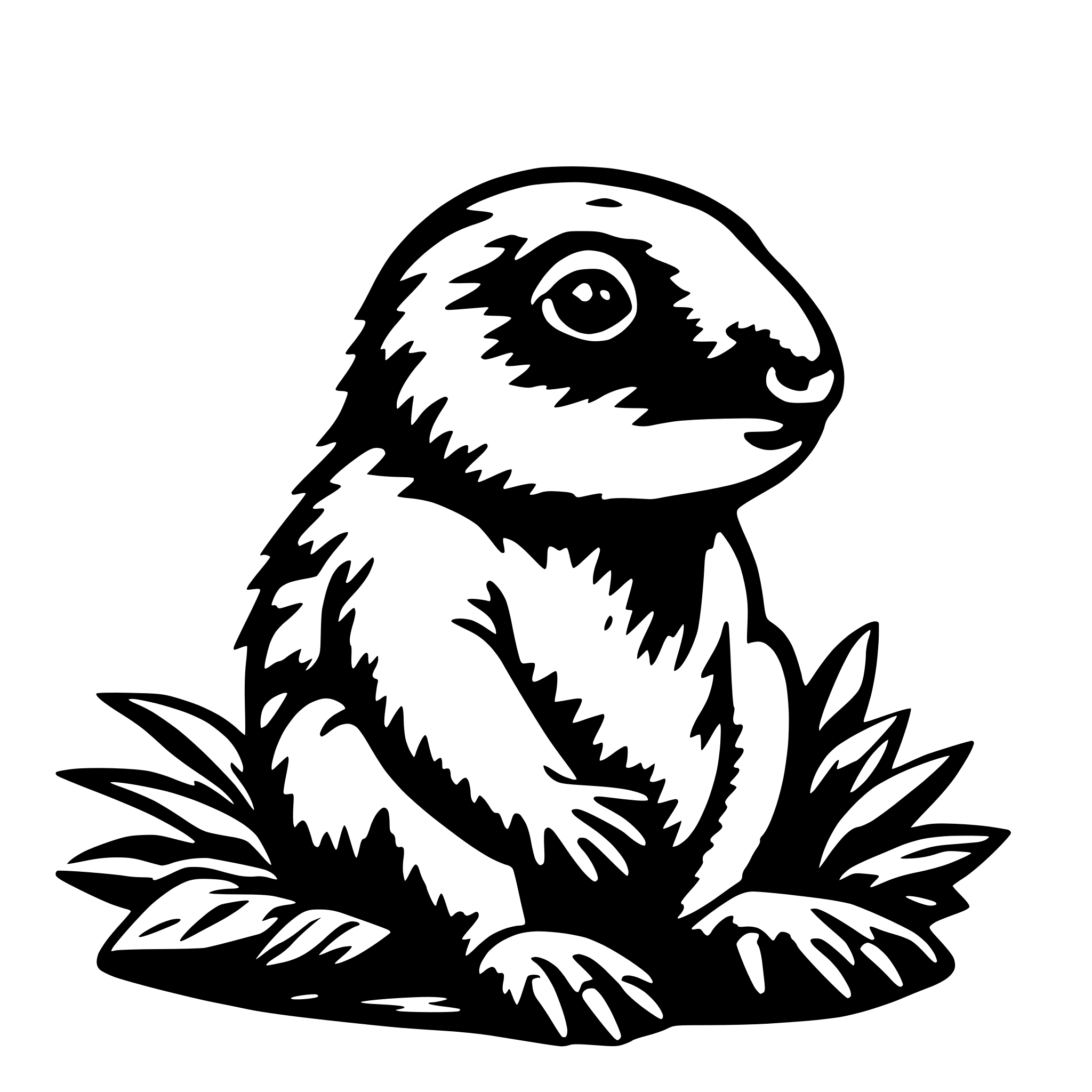 AI-generated SVG of 'Koookaburra'