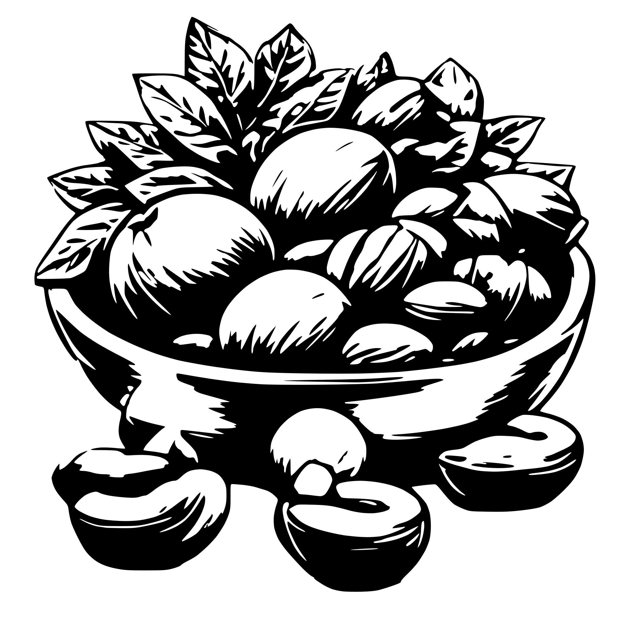 AI-generated SVG of a nuts