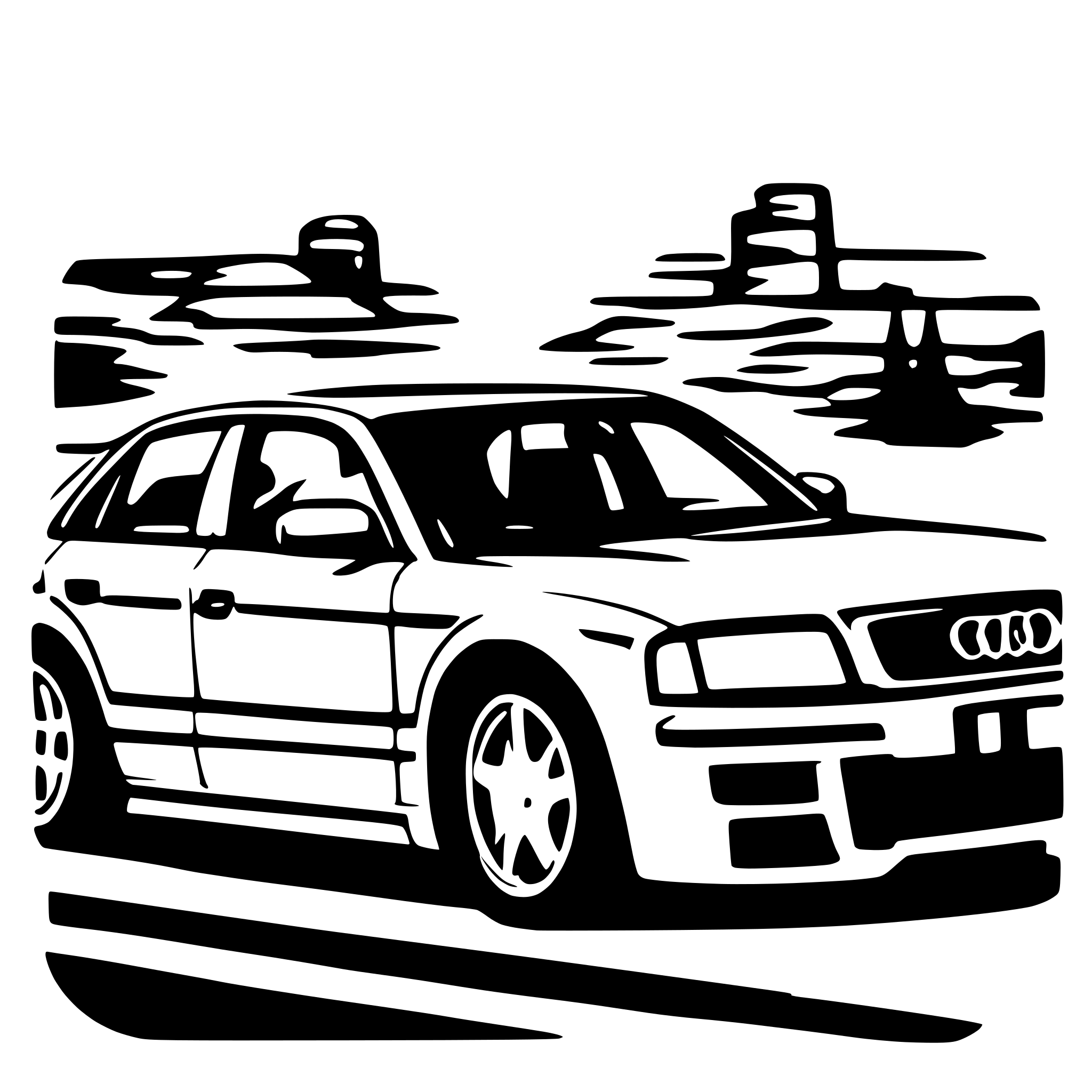 AI-generated SVG of 'audi s8 1996'