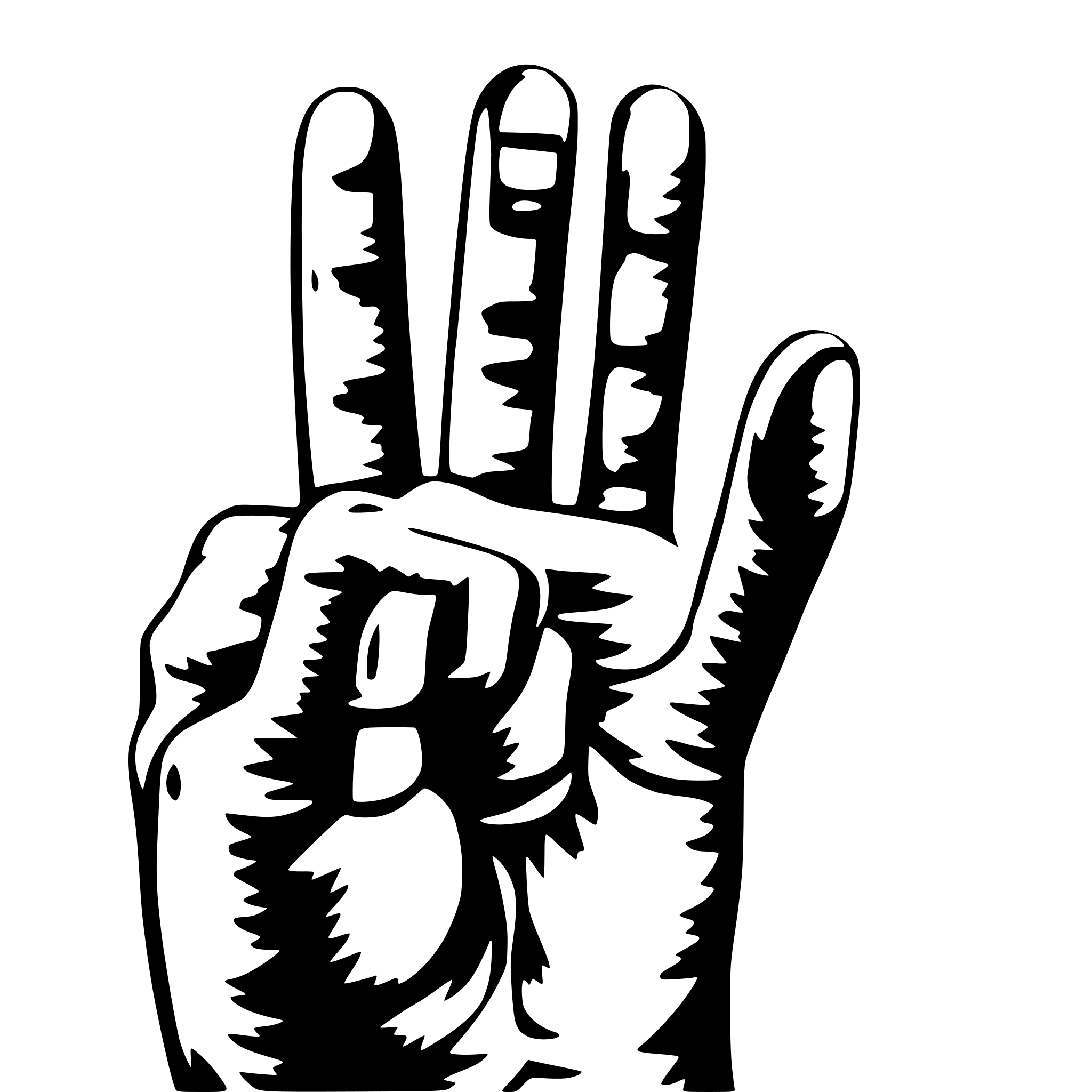 AI-generated SVG of 'slib someone the middle finger'