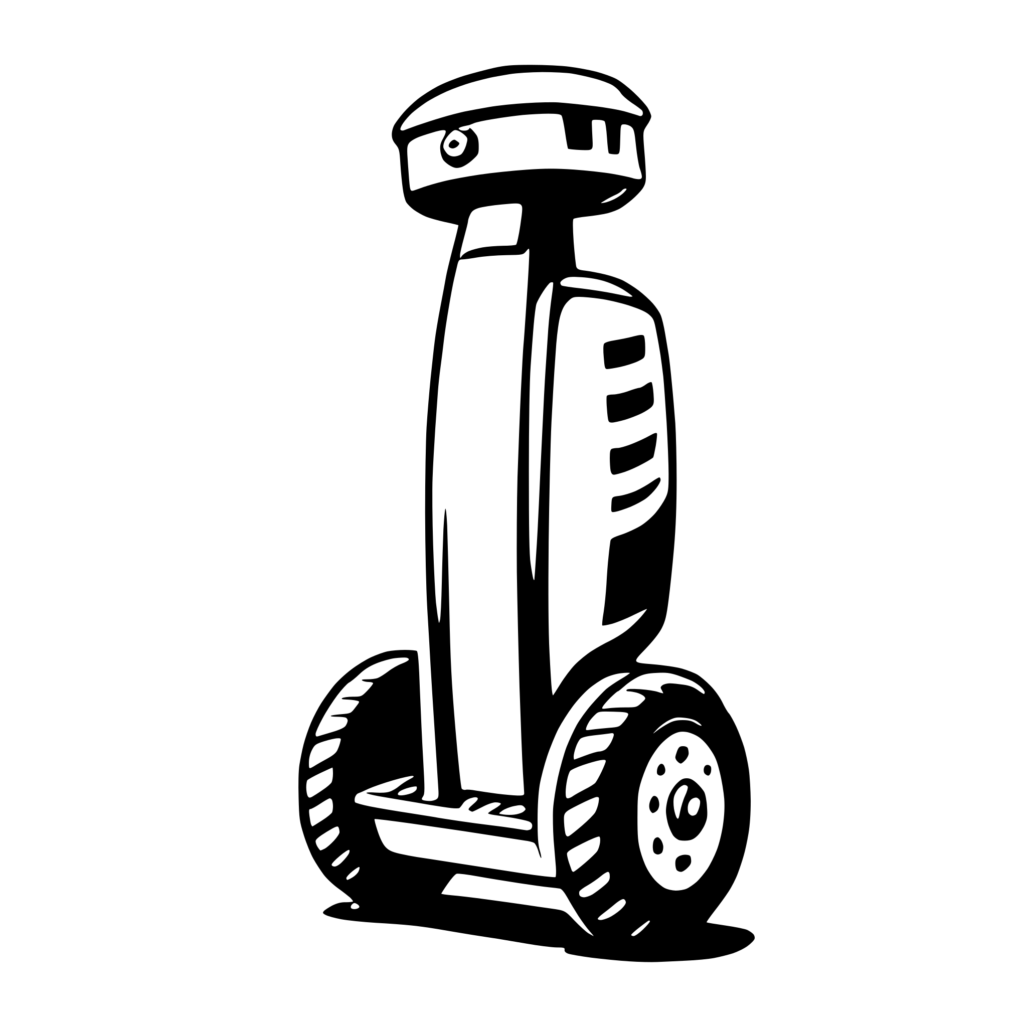 AI-generated SVG of 'segway'
