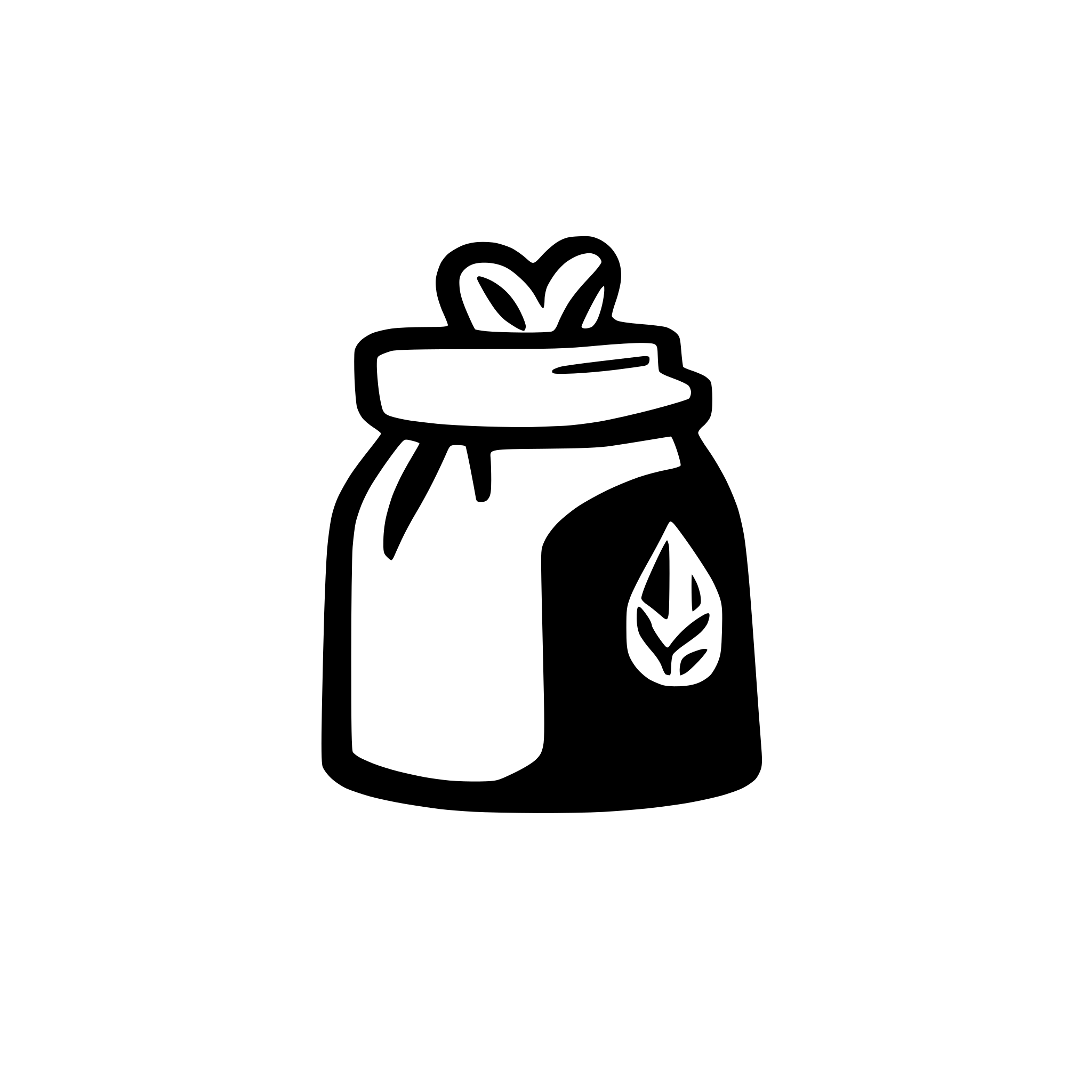 AI-generated SVG of a garbage bag