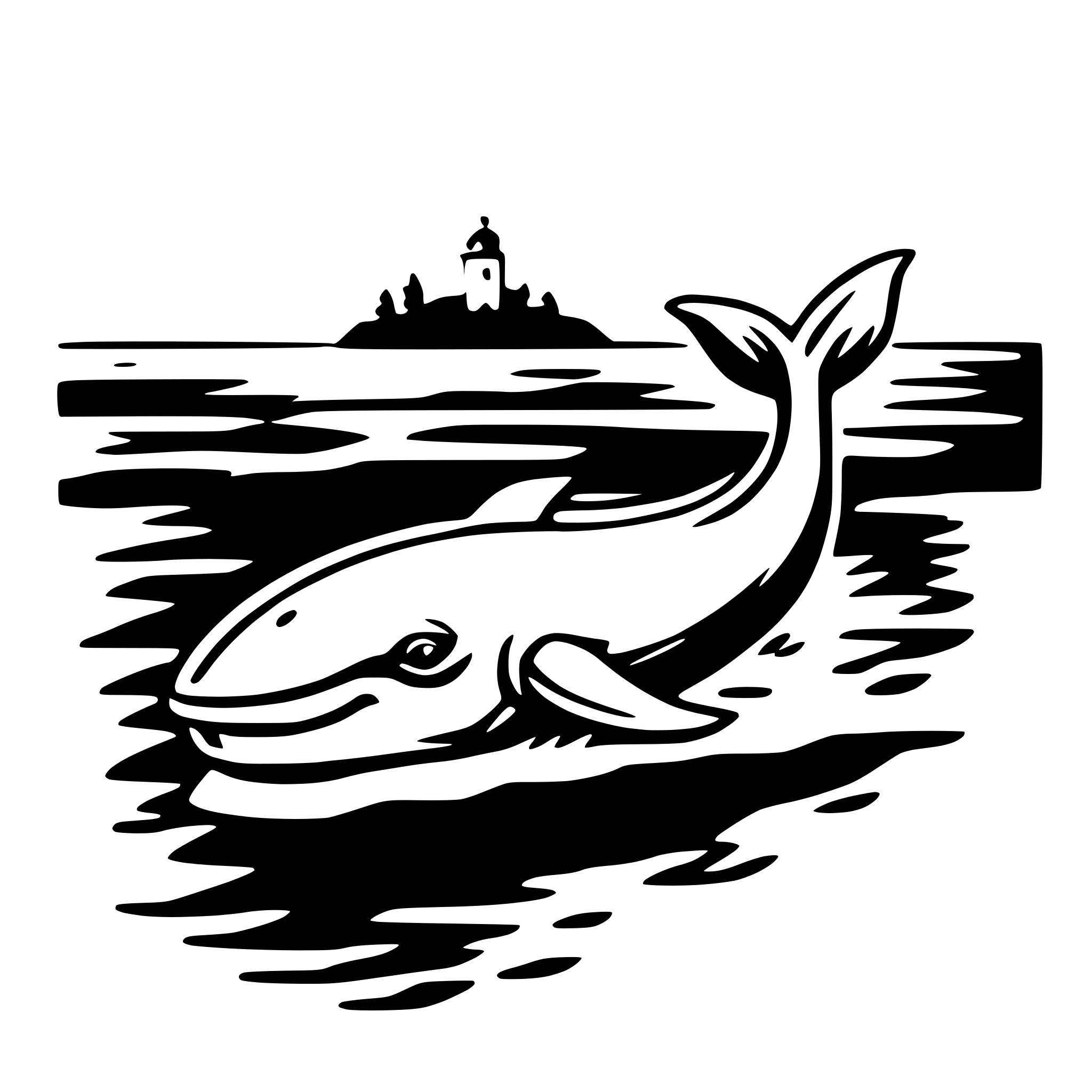AI-generated SVG of a blue whale