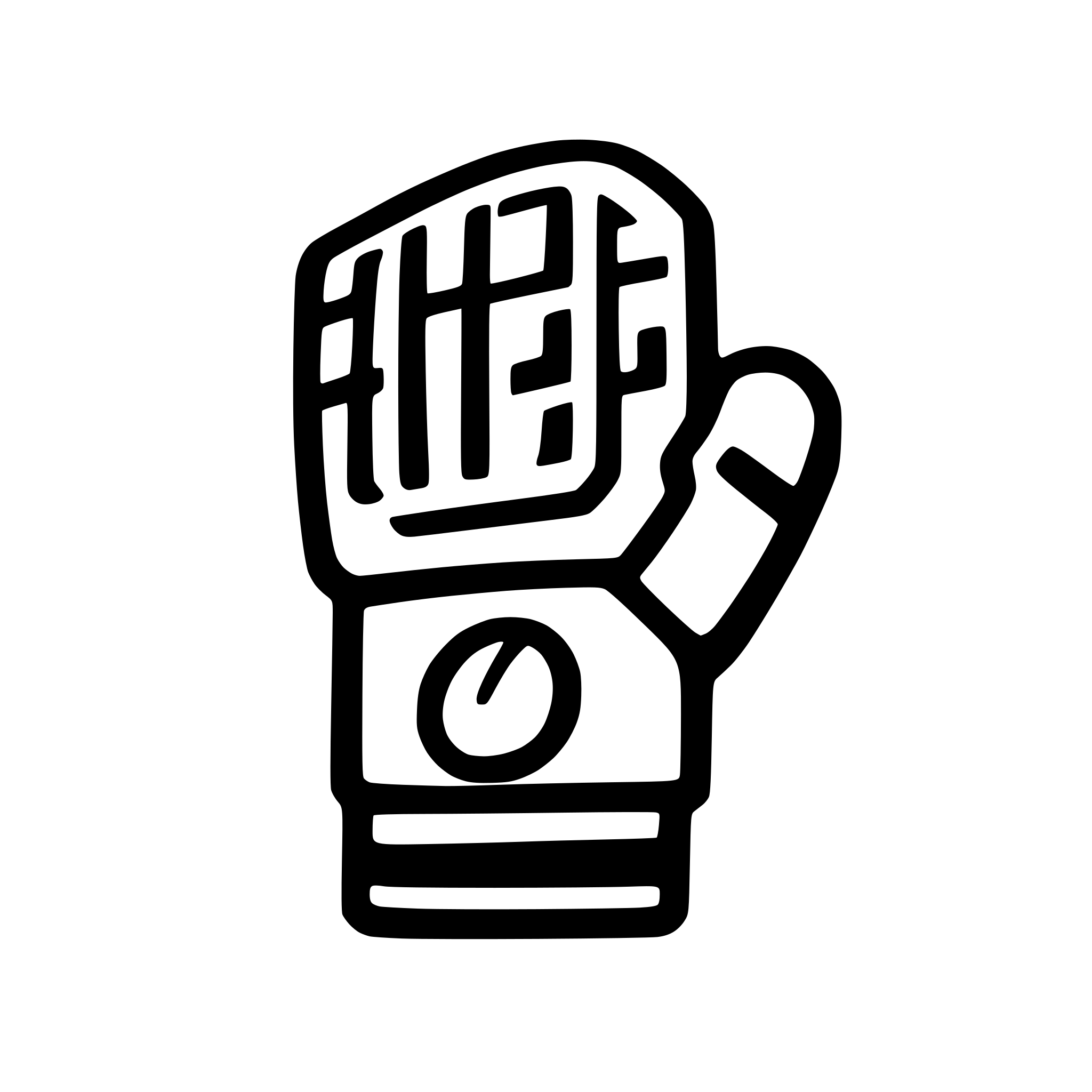 AI-generated SVG of 'robot fist icon'