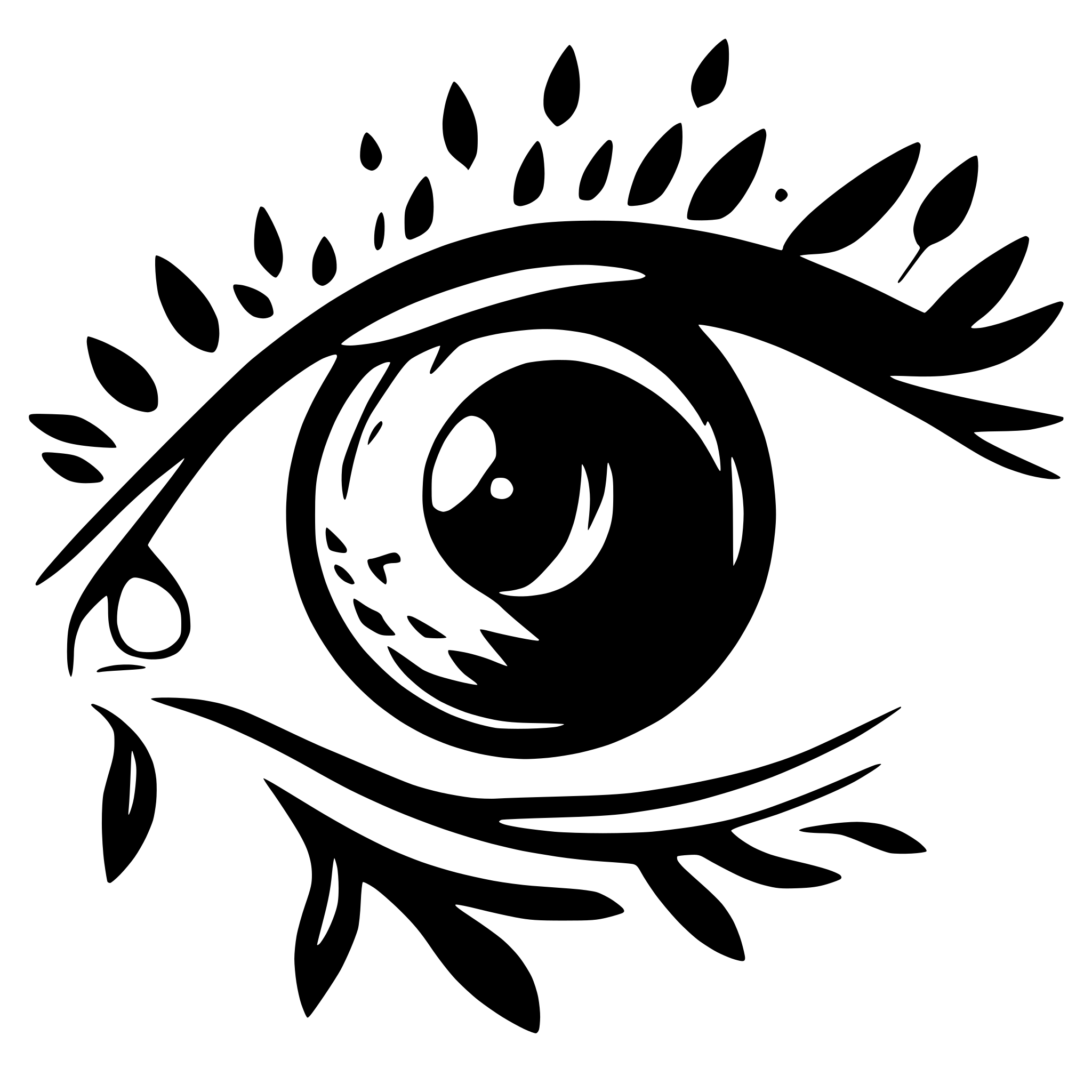 AI-generated SVG of 'tech circuit eye ball'