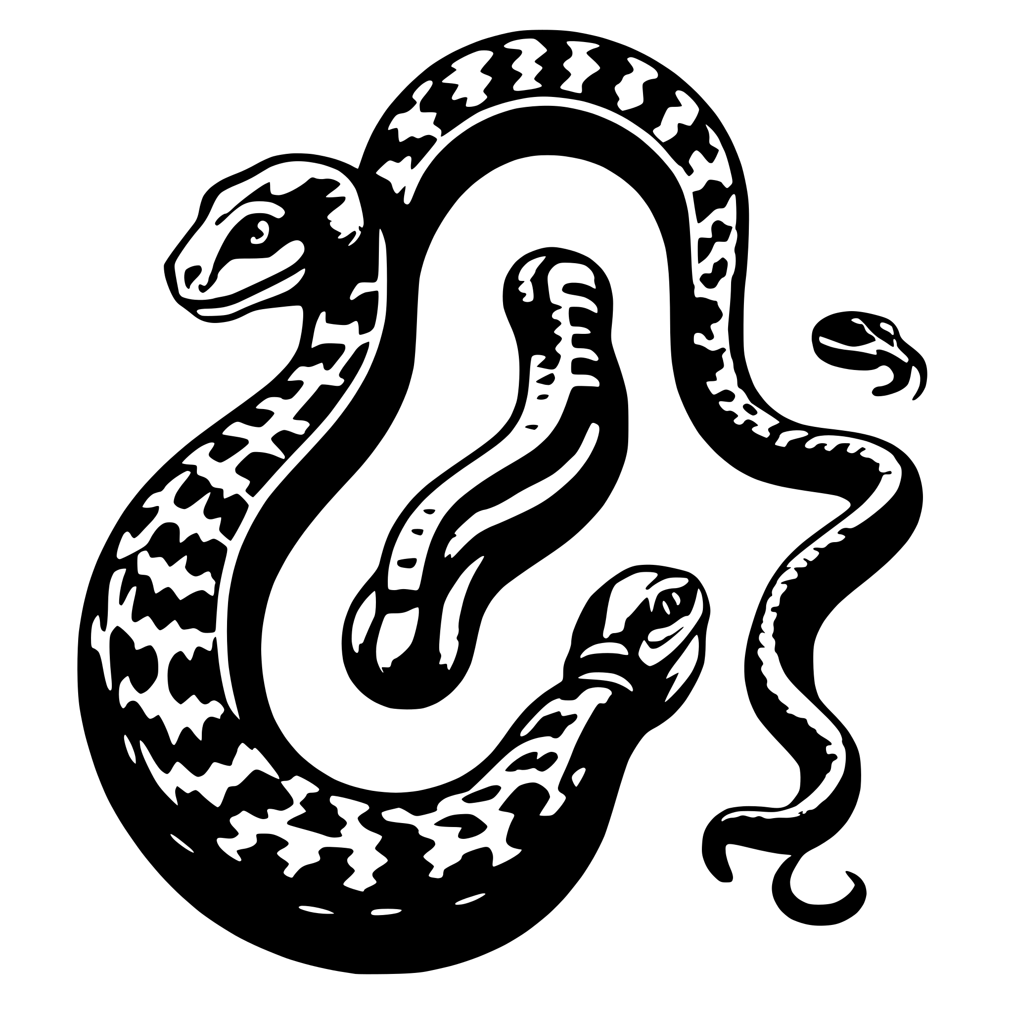 AI-generated SVG of a Python