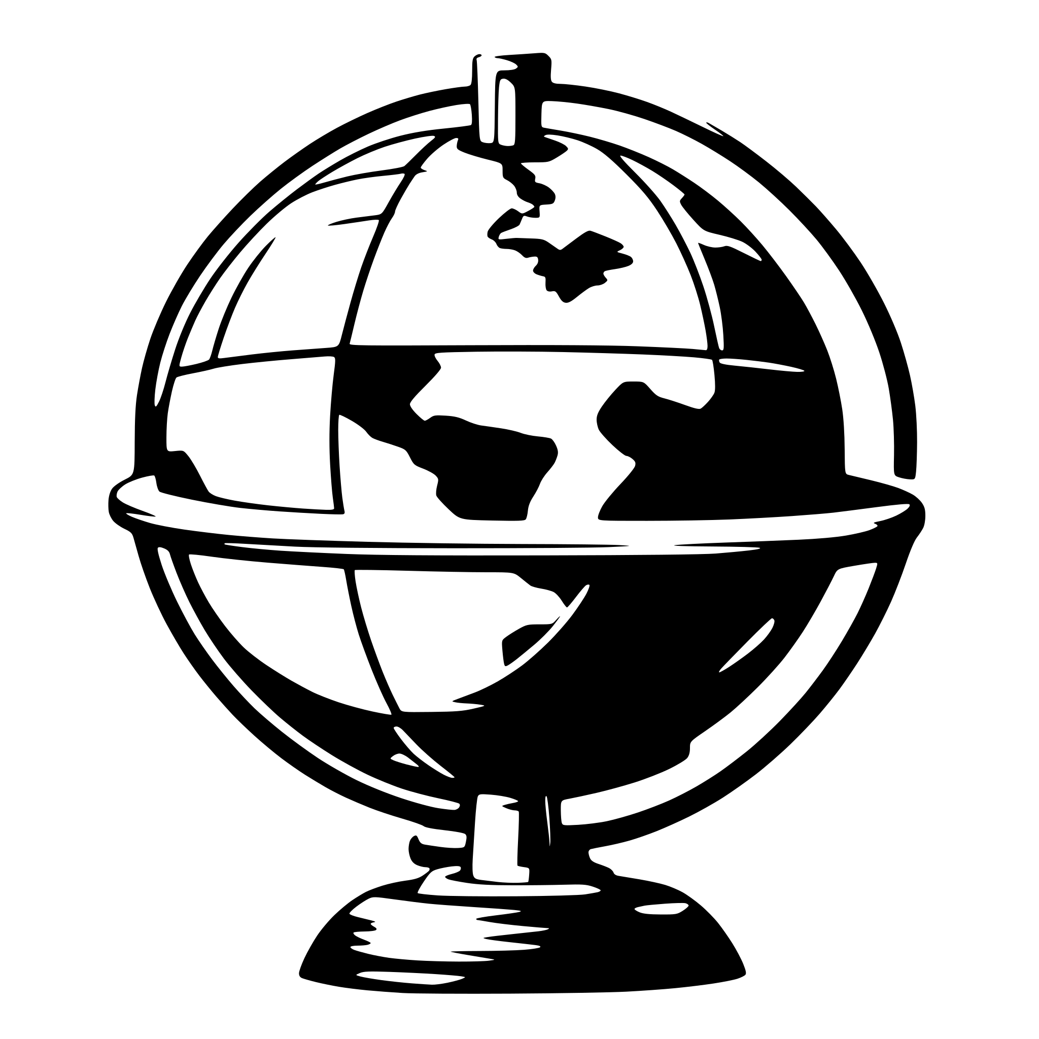 AI-generated SVG of 'Fortune globe'