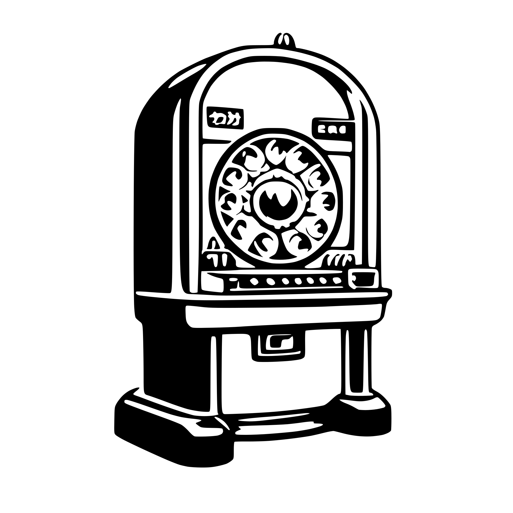 AI-generated SVG of 'pachinko machine'