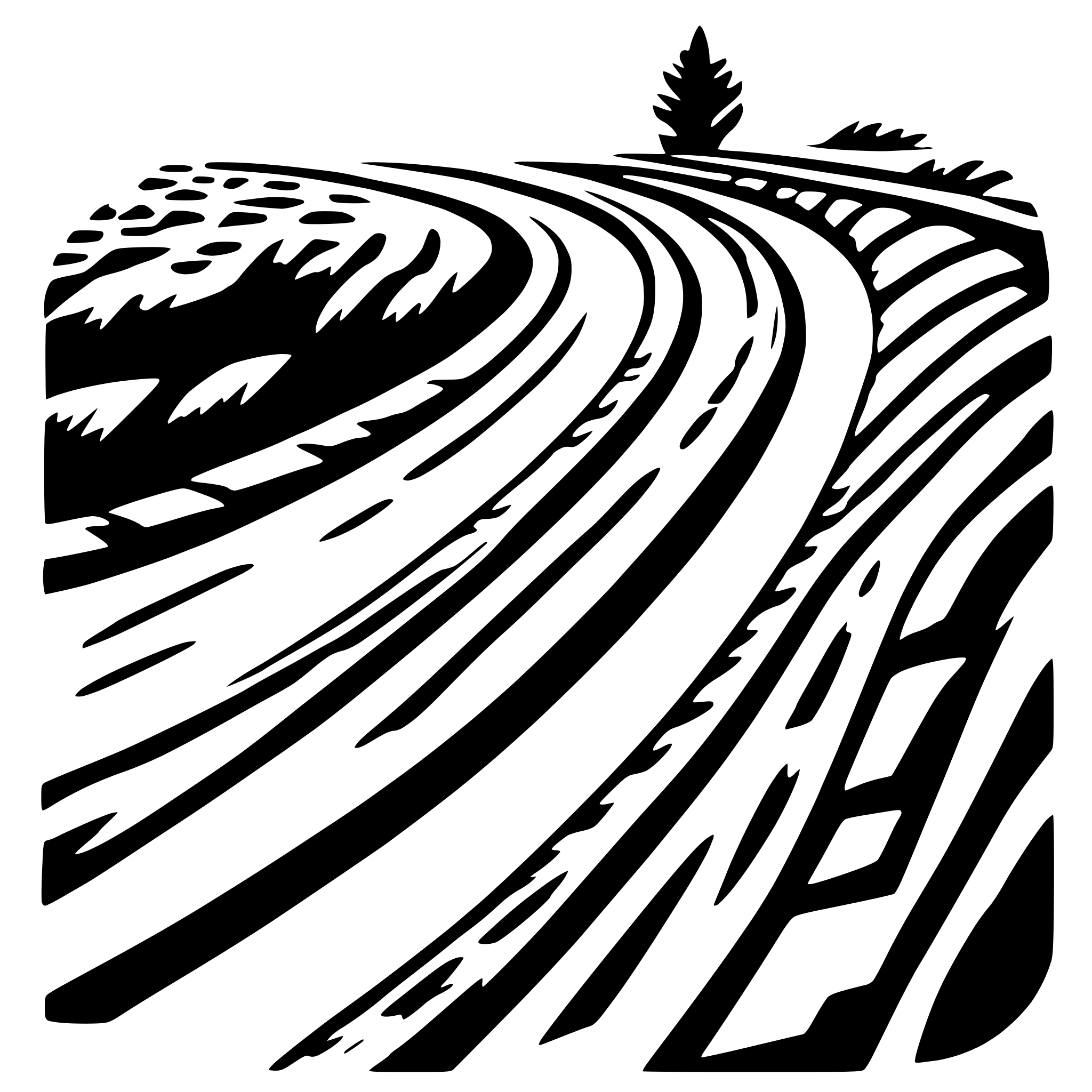 AI-generated SVG of 'tyre track vector path'