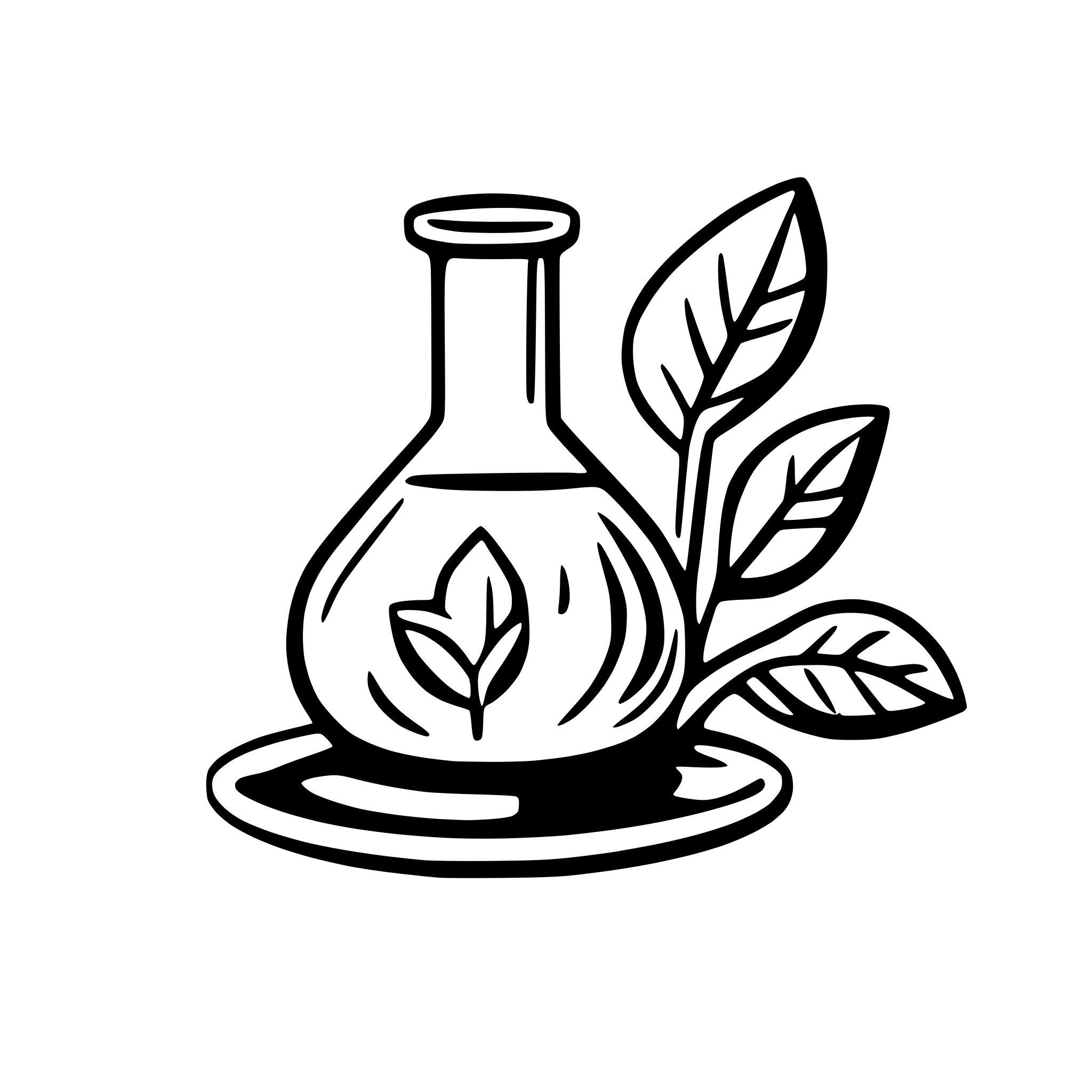 AI-generated SVG of a create a logo for  a company named "resas chemistry"