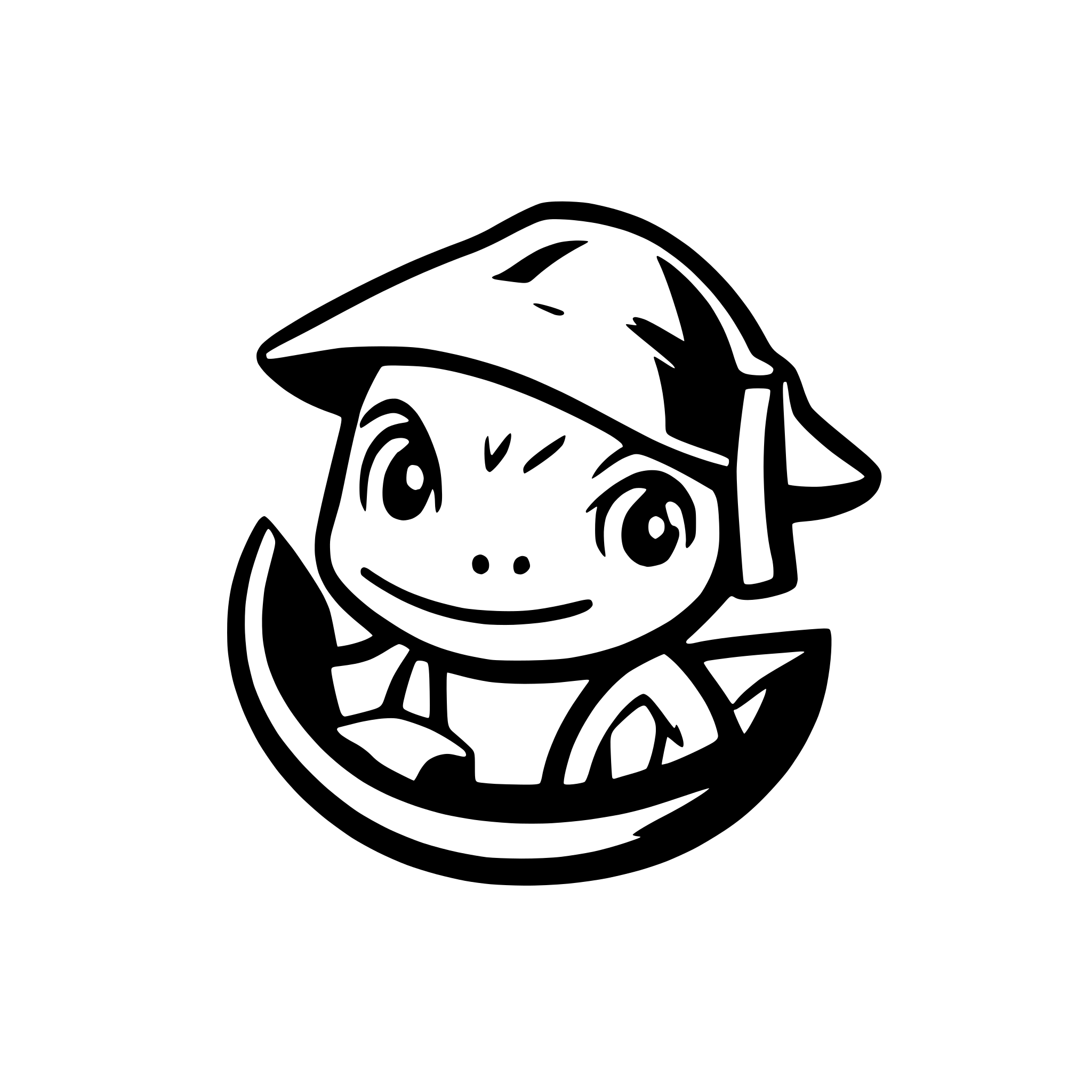 AI-generated SVG of a cute logo of frog wearing graduation cap