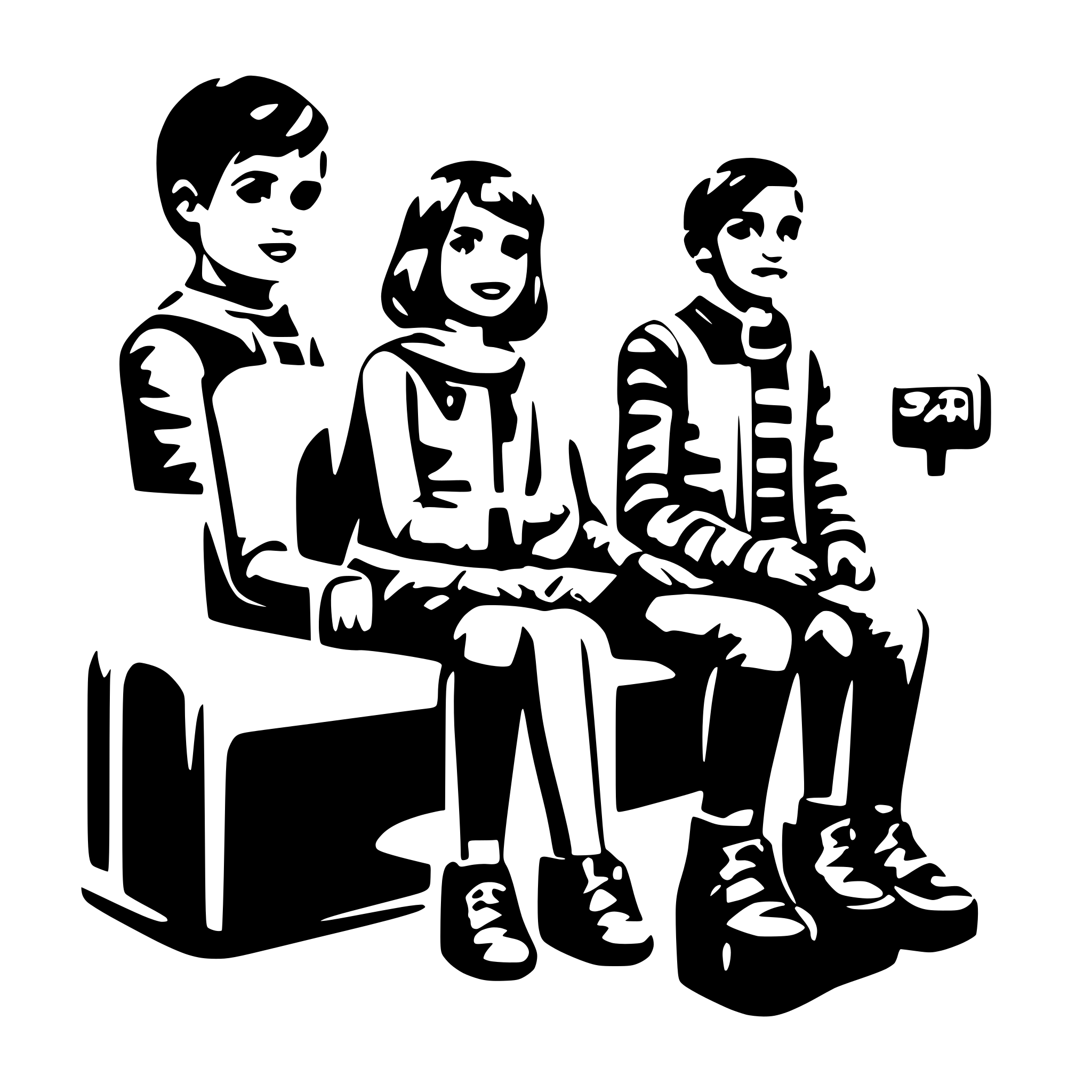 AI-generated SVG of 'Small Passengers  transparent background'