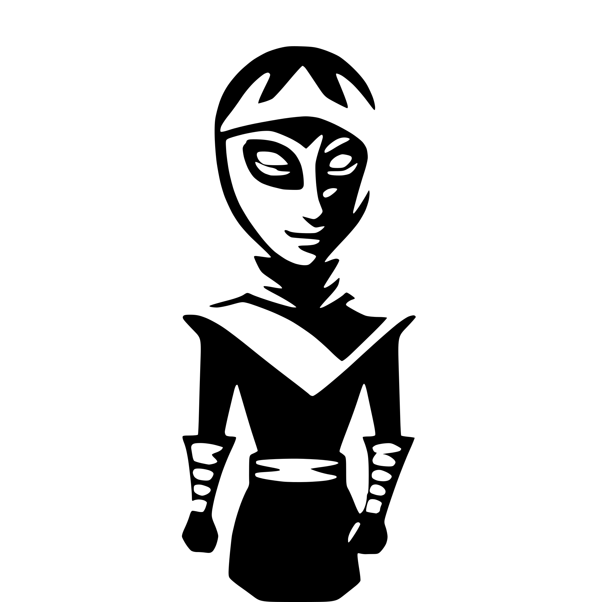 AI-generated SVG of a ninja