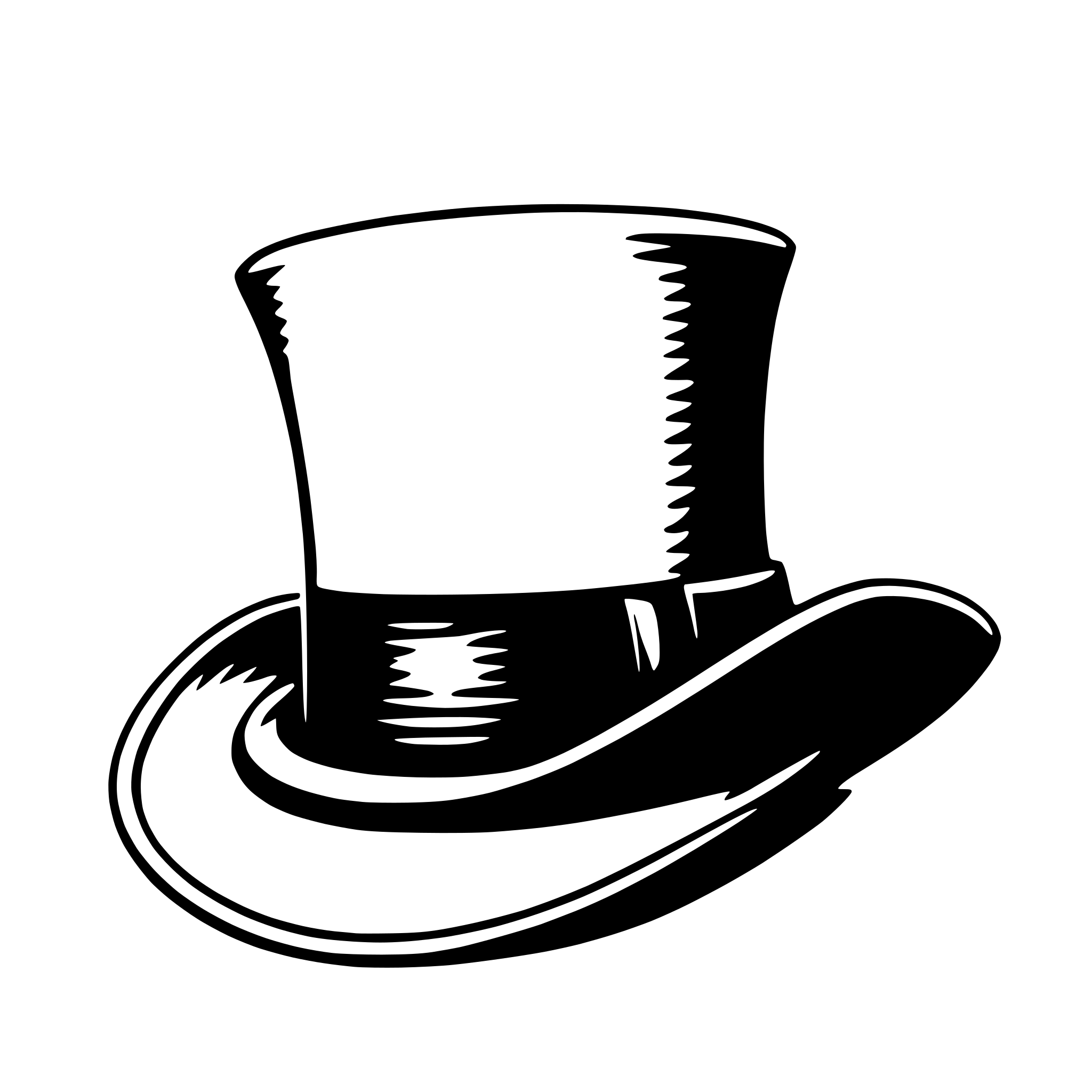 AI-generated SVG of 'hat'