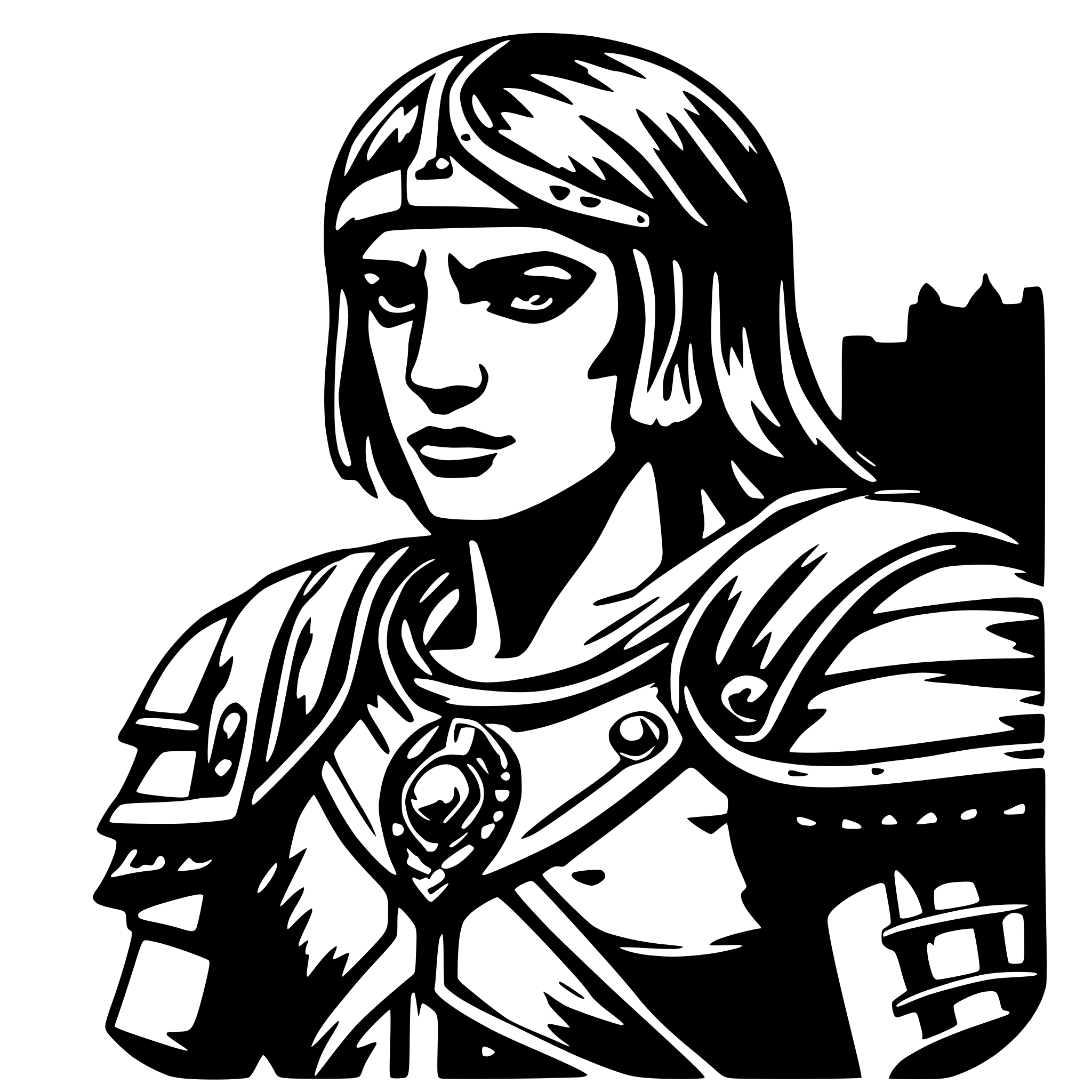 AI-generated SVG of 'Gladiator'