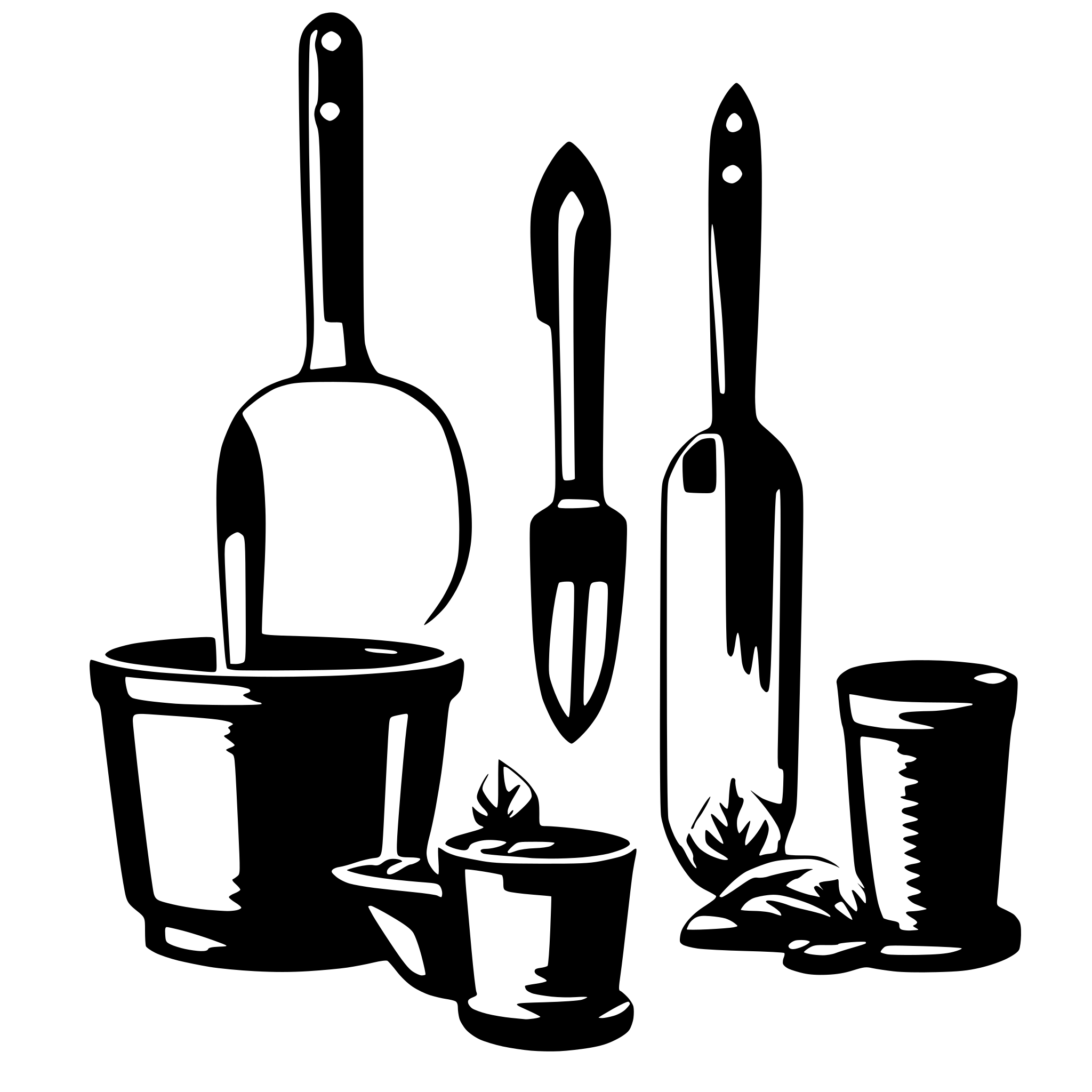 AI-generated SVG of 'kitchen tools'