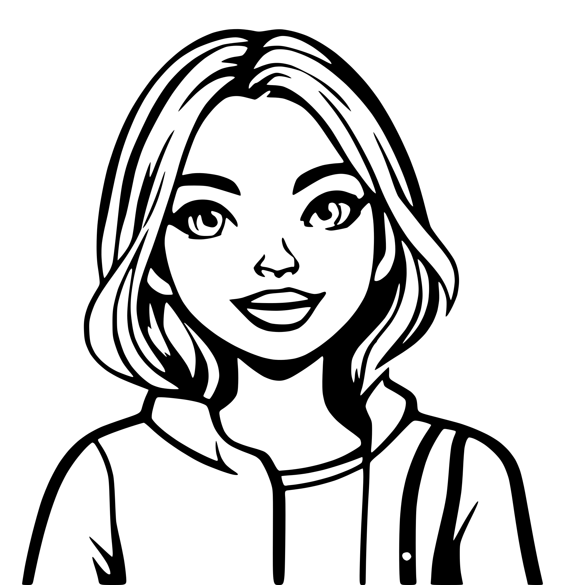 AI-generated SVG of 'pens and brushes, artistic'