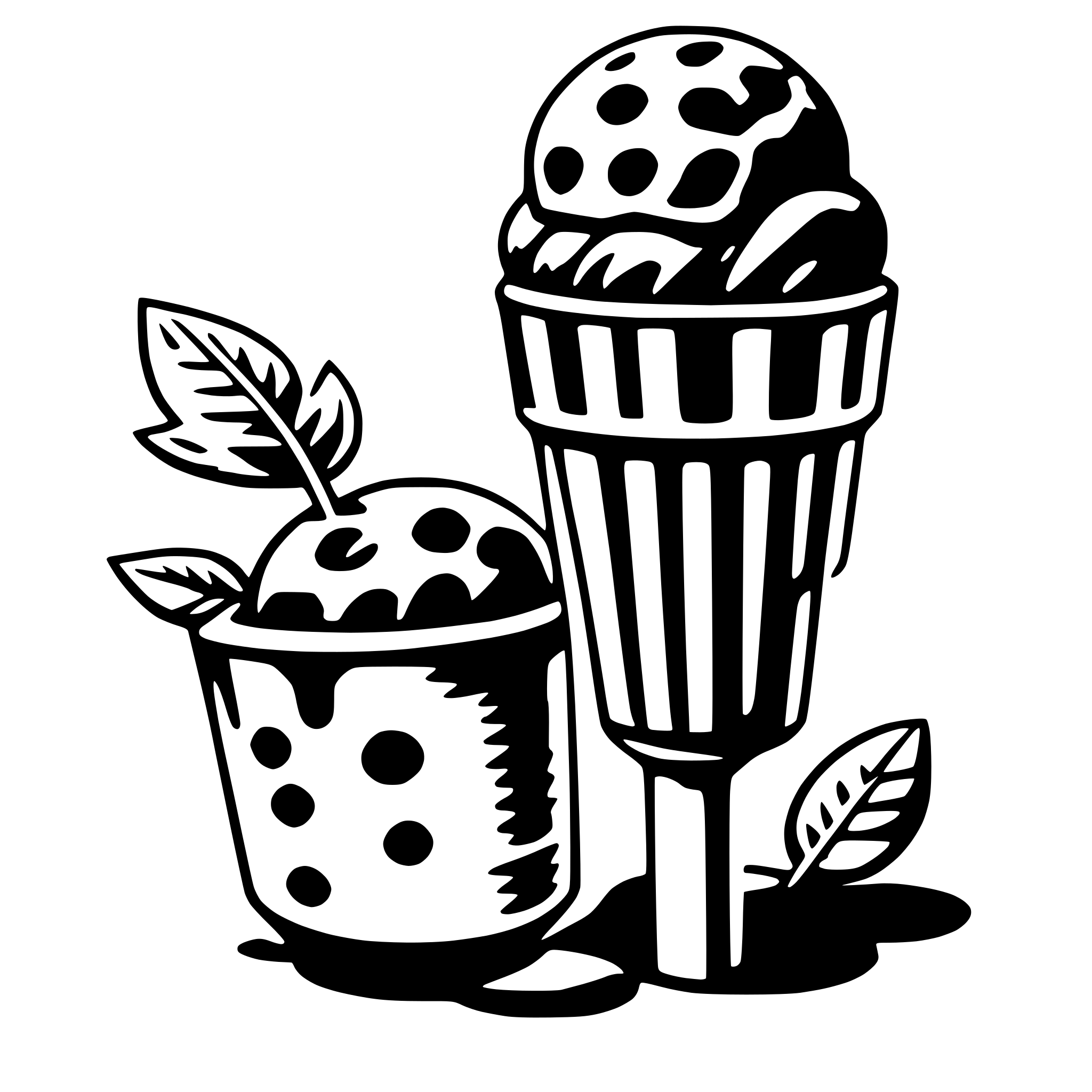 AI-generated SVG of a ice cream