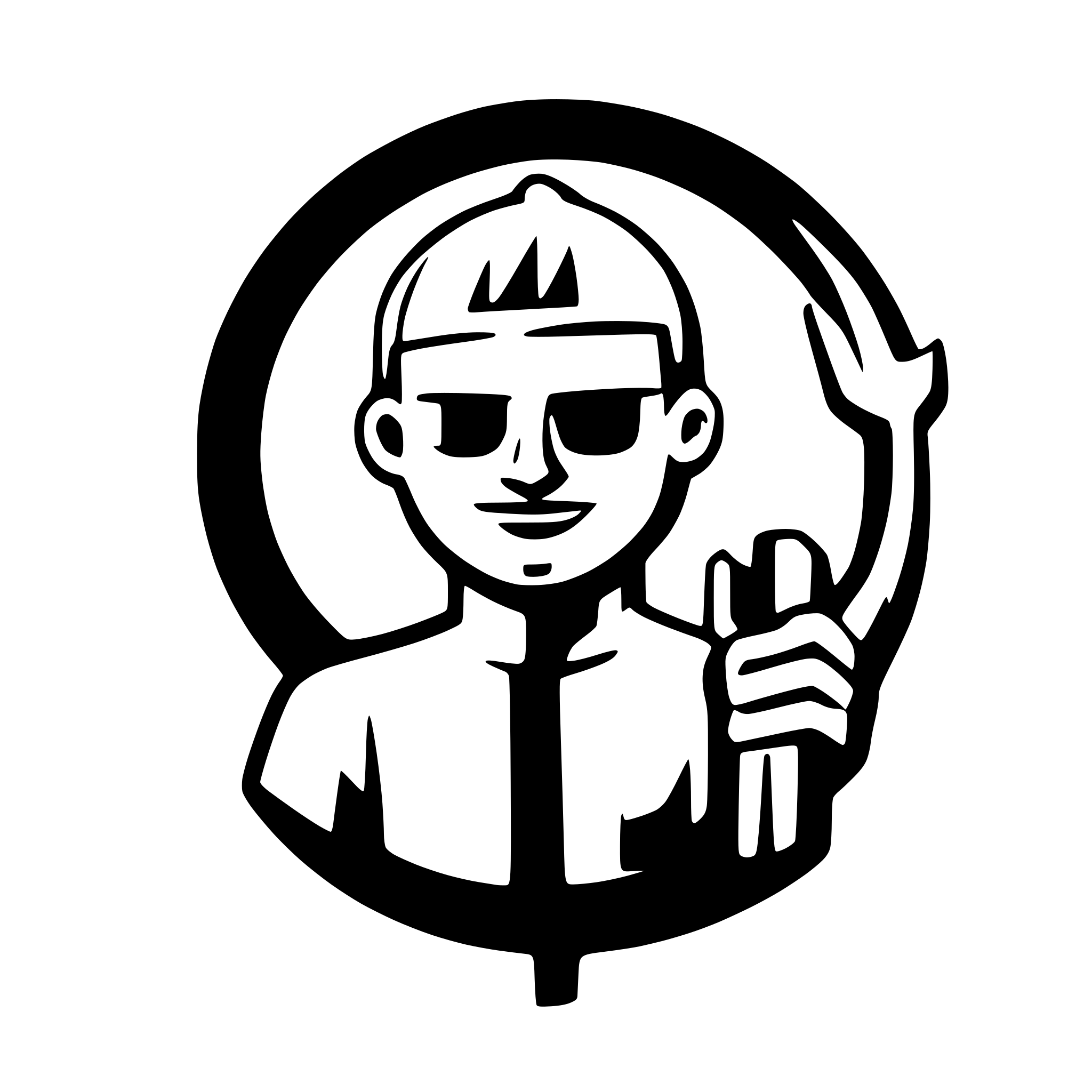 AI-generated SVG of 'bald man with a wrench'