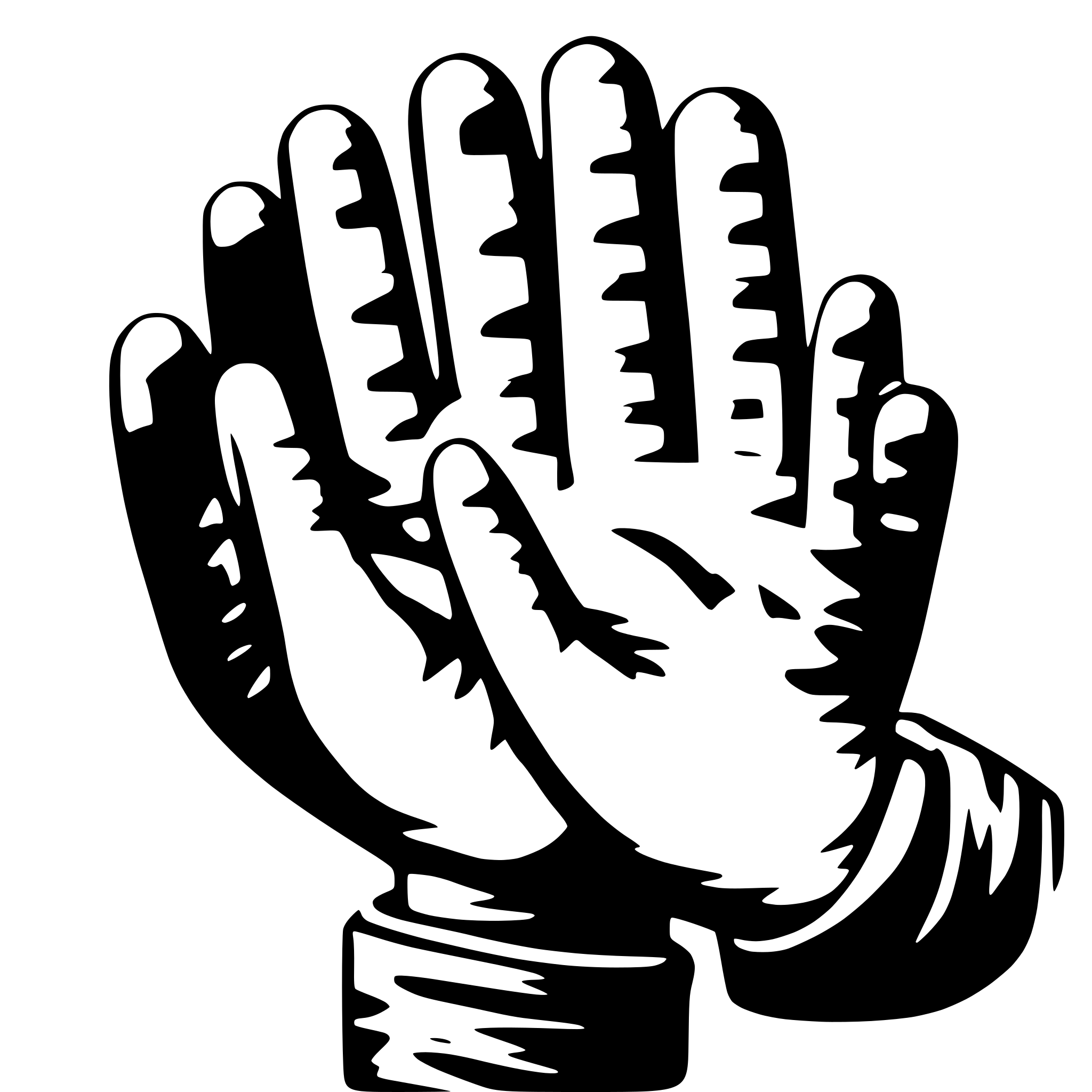 AI-generated SVG of a childs holdig hands