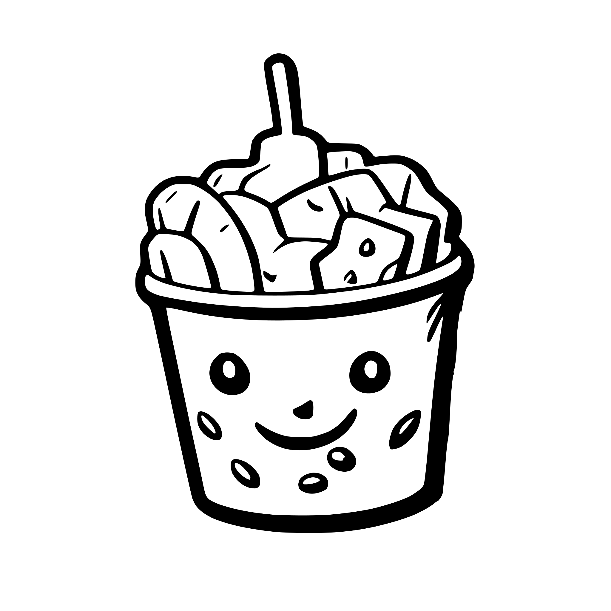 AI-generated SVG of a Snack mate