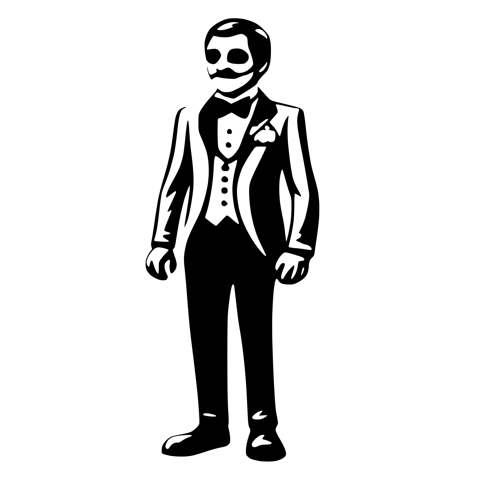 AI-generated SVG of 'tux'
