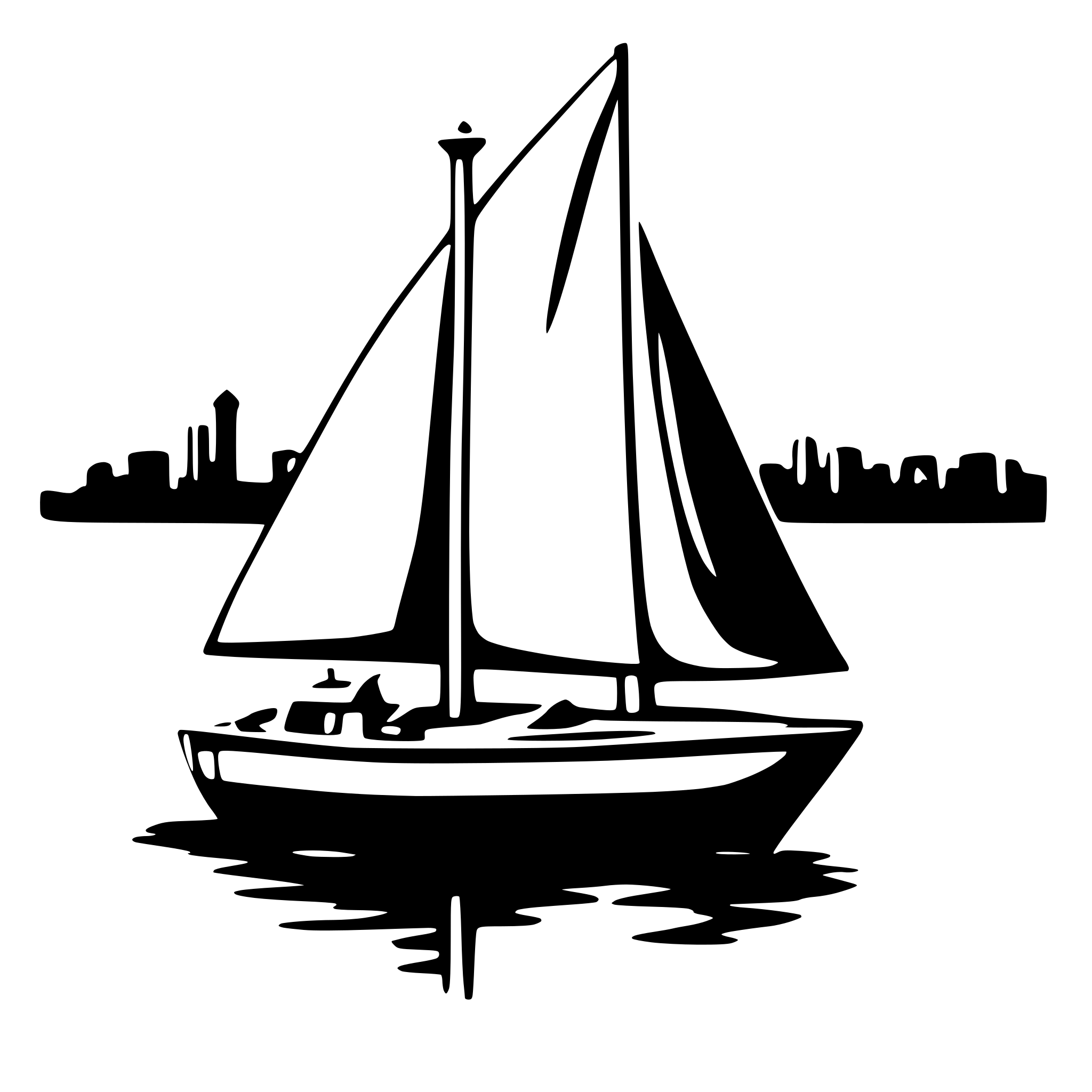 AI-generated SVG of 'sailing boats'