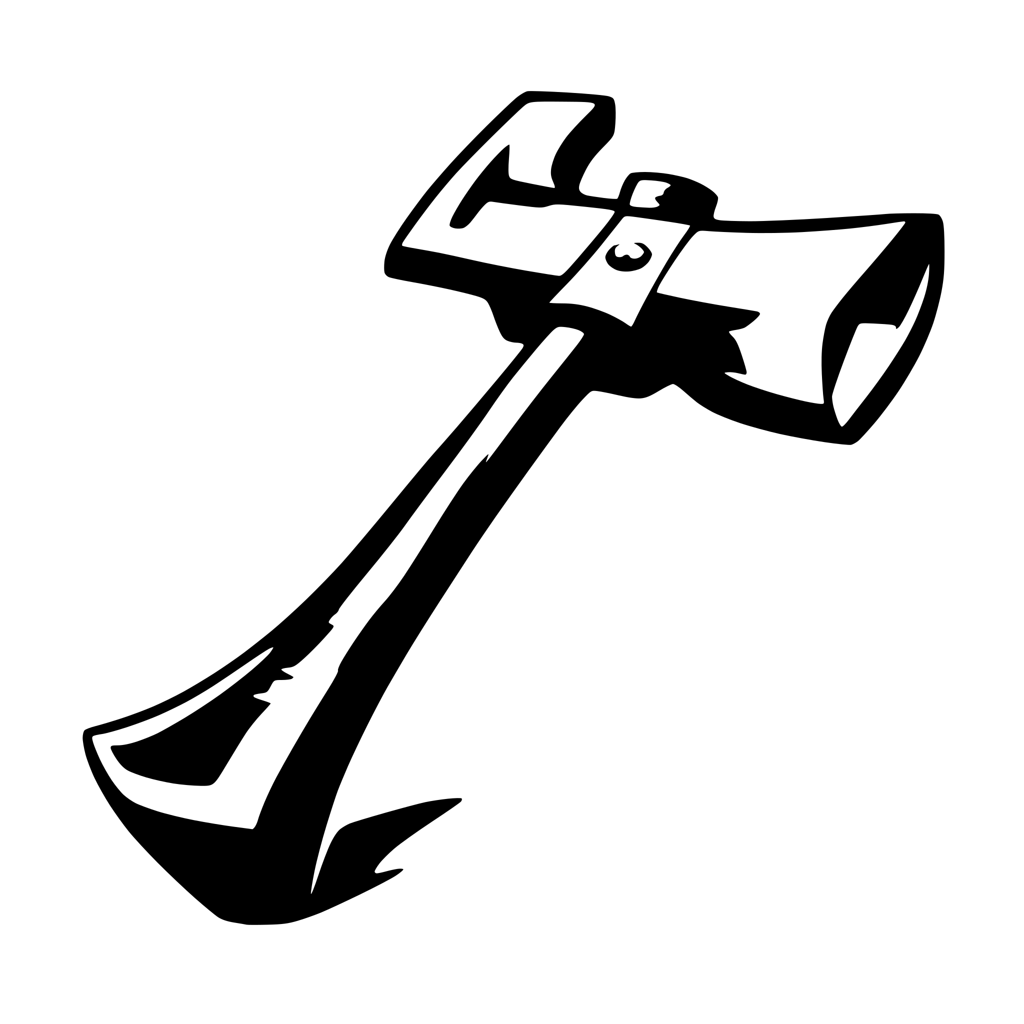 AI-generated SVG of 'axe'