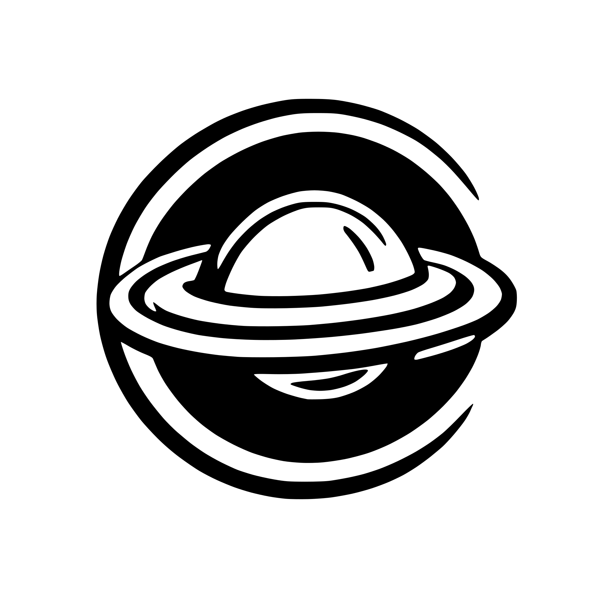 AI-generated SVG of a A rss symbol wich look like a saturn