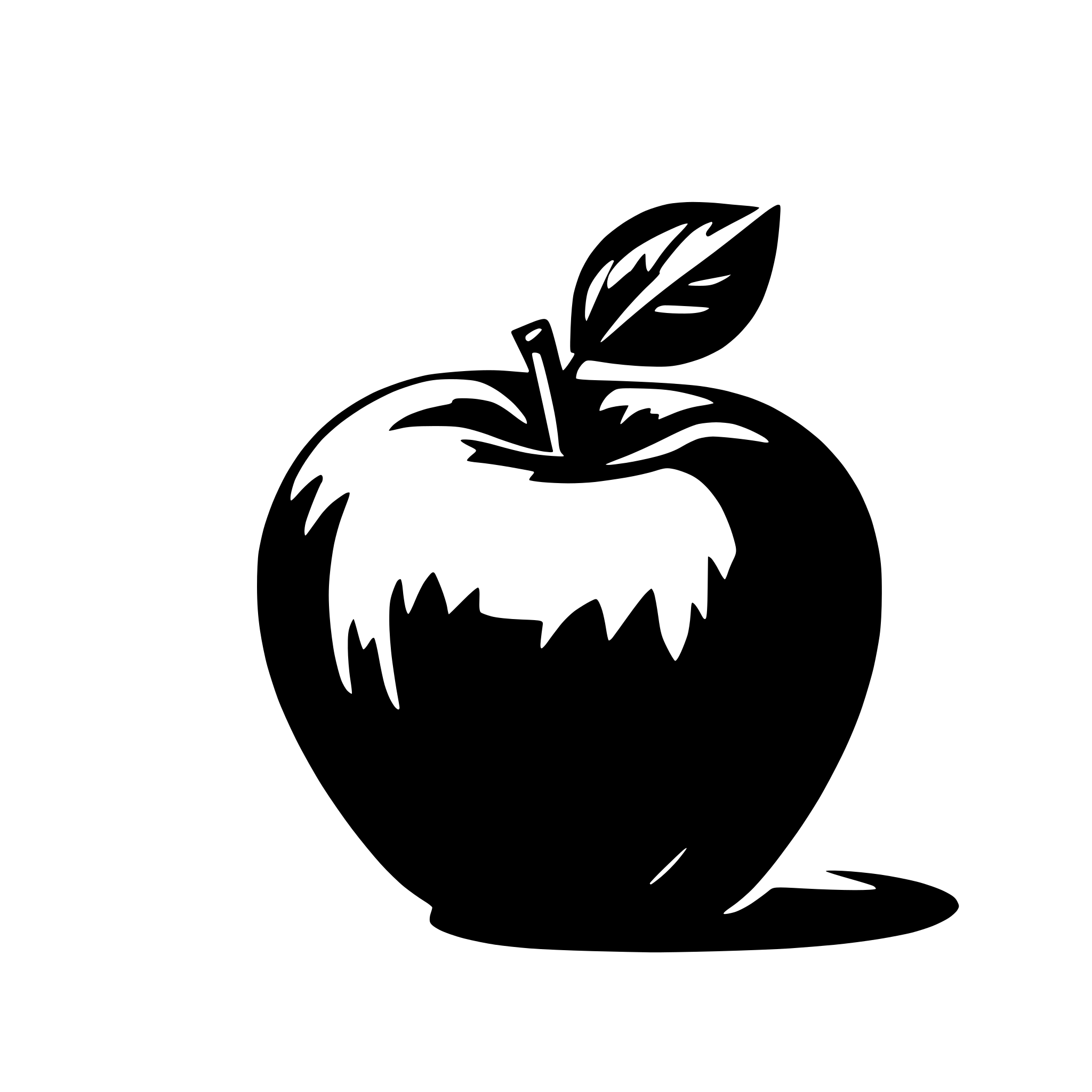 AI-generated SVG of 'an apple'
